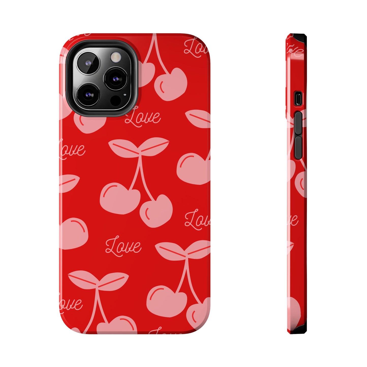 Cute Cherry Love Tough Phone Cases