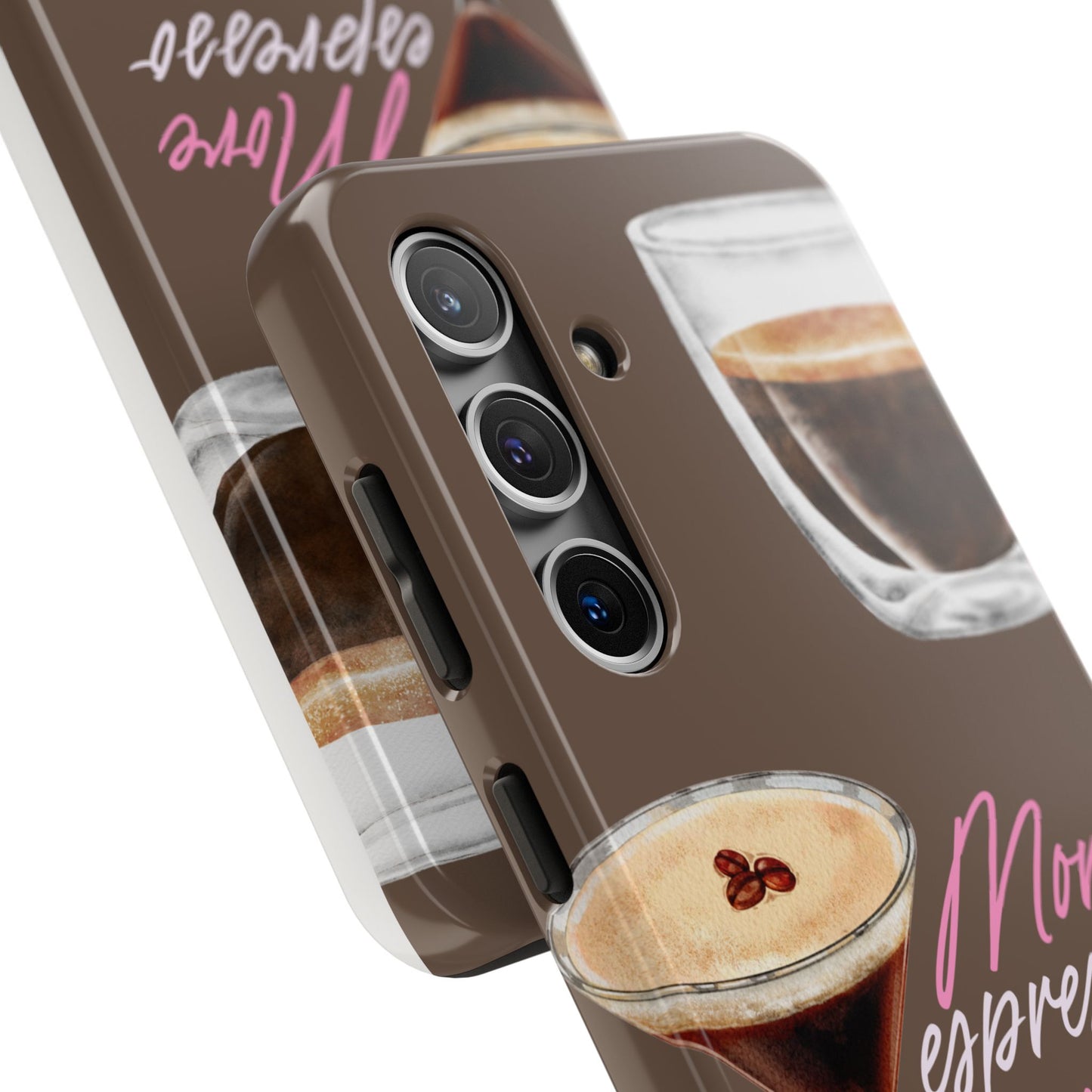 Stylish Coffee Phone Case, Espresso Lovers Gift, Cute Tough Case, Coffee Aesthetic, Phone Accessory for Baristas
