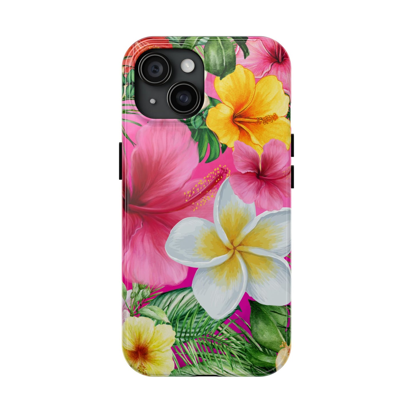 Tropical Floral Phone Case - Tough, Durable, Chic Protection, Summer Vibes, Gift for Her