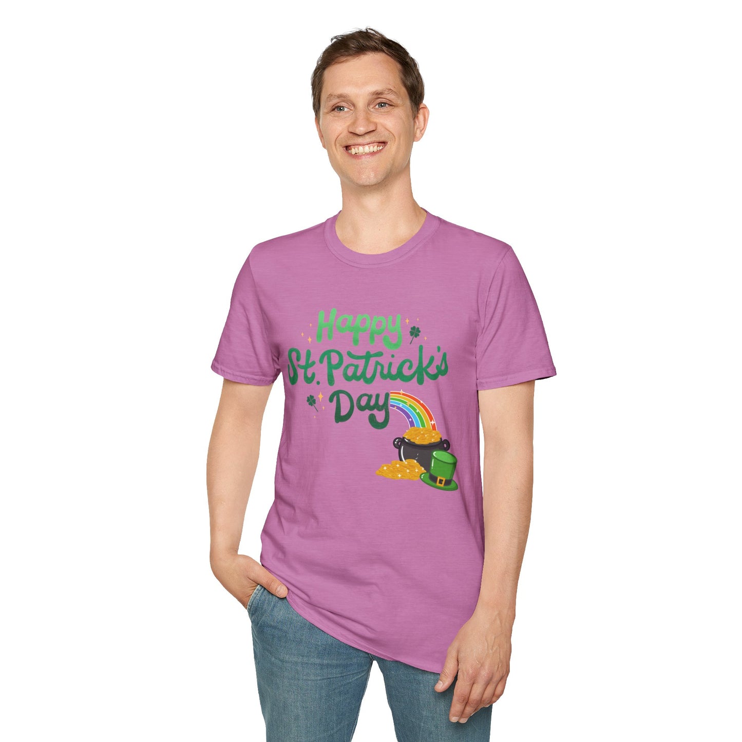 Happy St. Patrick's Day Unisex Softstyle T-Shirt