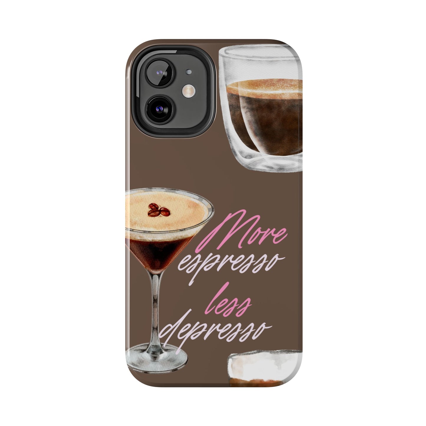 Stylish Coffee Phone Case, Espresso Lovers Gift, Cute Tough Case, Coffee Aesthetic, Phone Accessory for Baristas