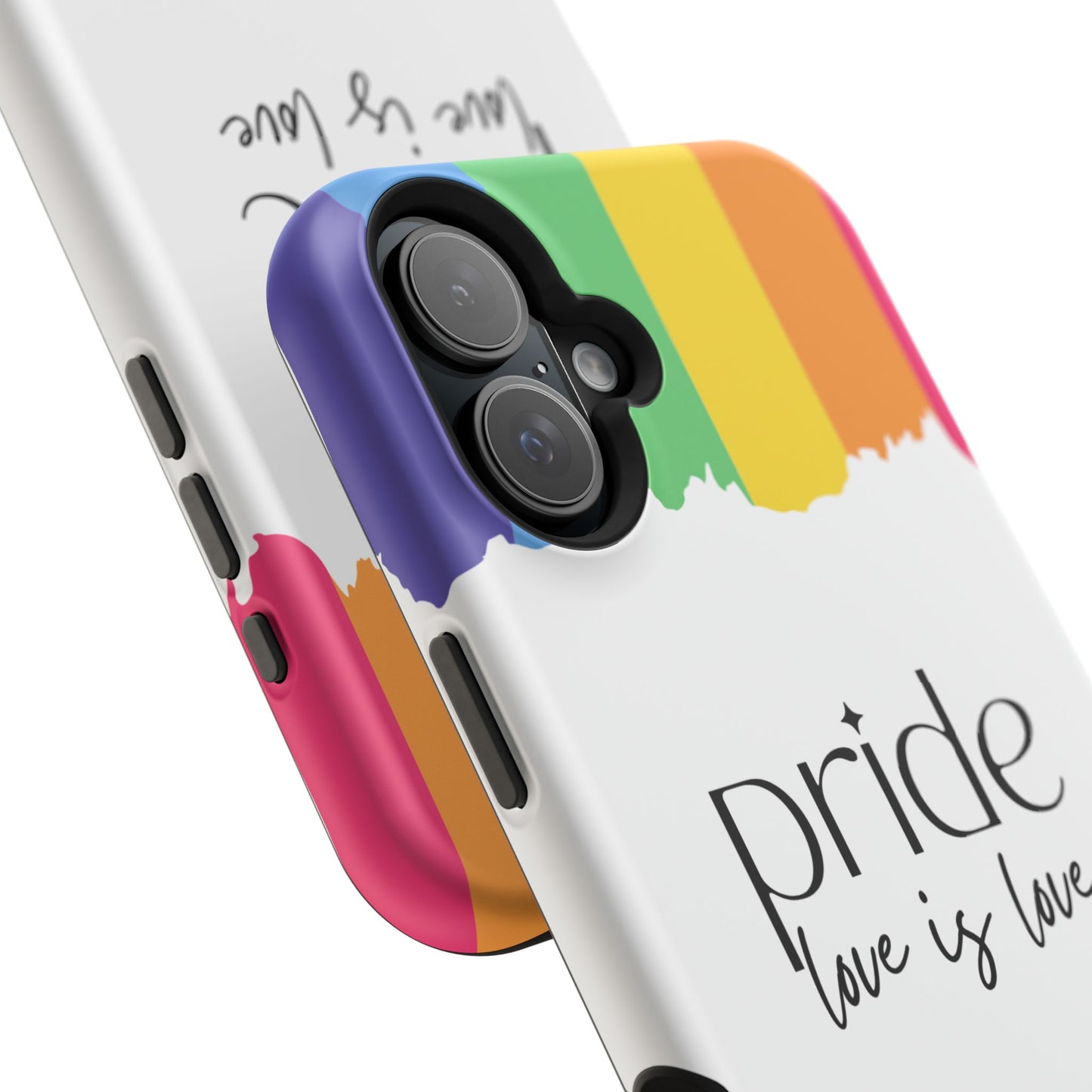Pride - Love is Love, LGBTQ+, Rainbow Tough Phone Case