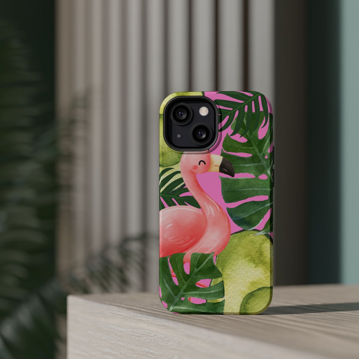 Tropical Flamingo, Cute, Summer Vibes MAGNETIC Tough Phone Case