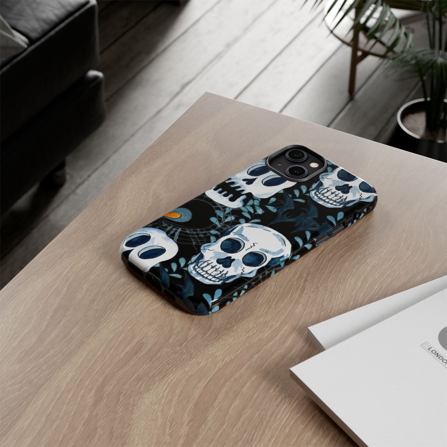 Halloween, Skull, Gothic Phone Case for Iphone - FREE Shipping