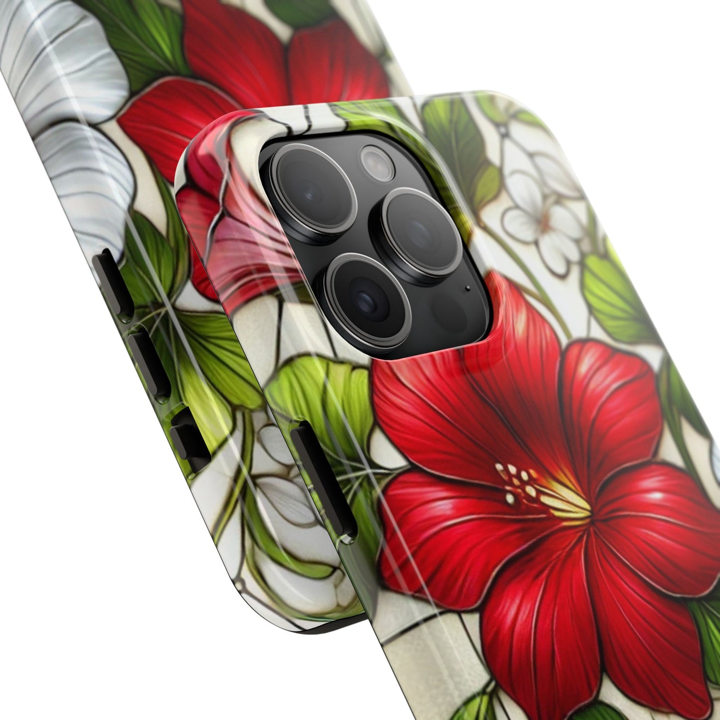 Tough Phone Case with Vibrant Floral Design - Perfect Gift for Nature Lovers