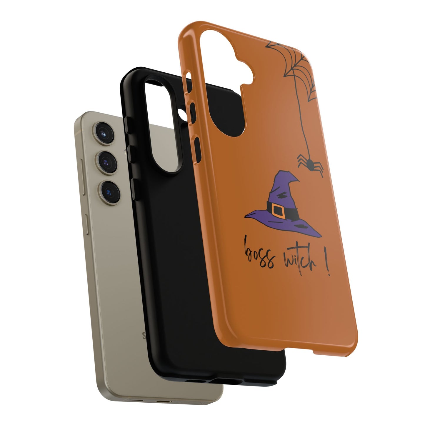 Halloween Phone Case, Boss Witch Phone Cover, Spooky Witch Design, Phone Accessory, Gift for Her, Autumn Decor, Witchy Aesthetic