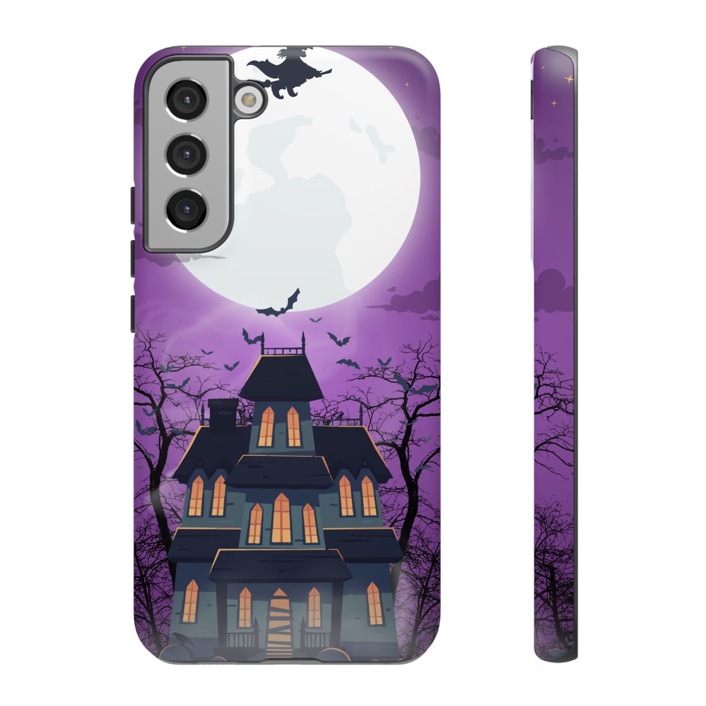 Halloween Haunted, Spooky House, Witchy Vibe Phone Case for Samsung