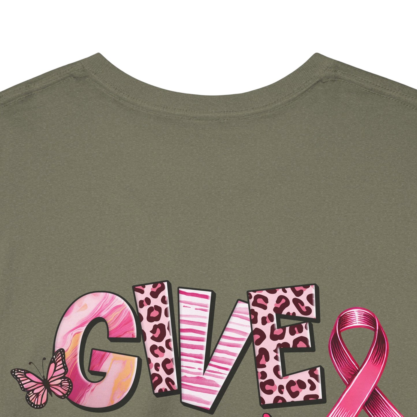 Breast Cancer Awareness Tee - "Give Cancer the Boot" Unisex Cotton Shirt