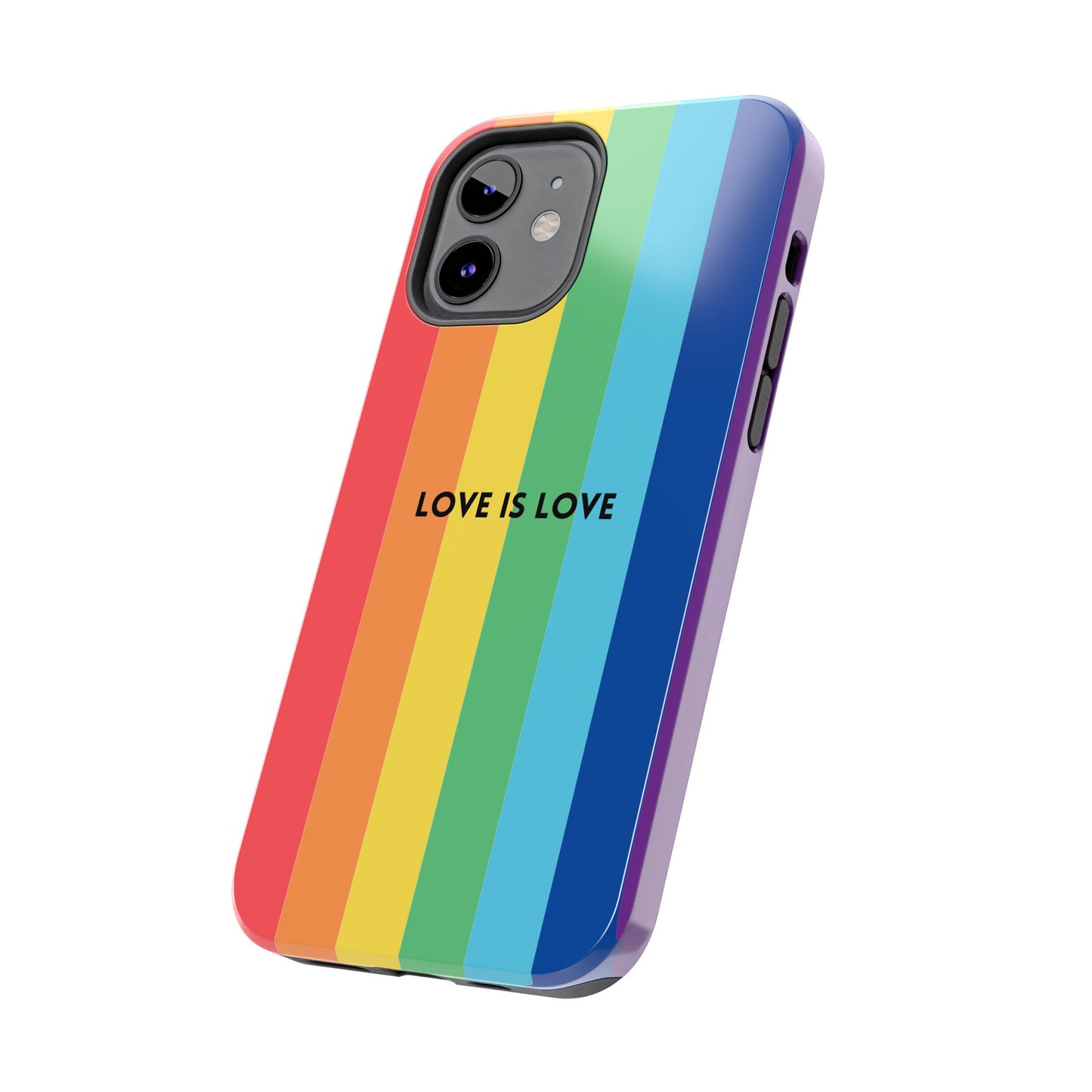 LOVE IS LOVE Colorful Love, Pride Tough Phone Case