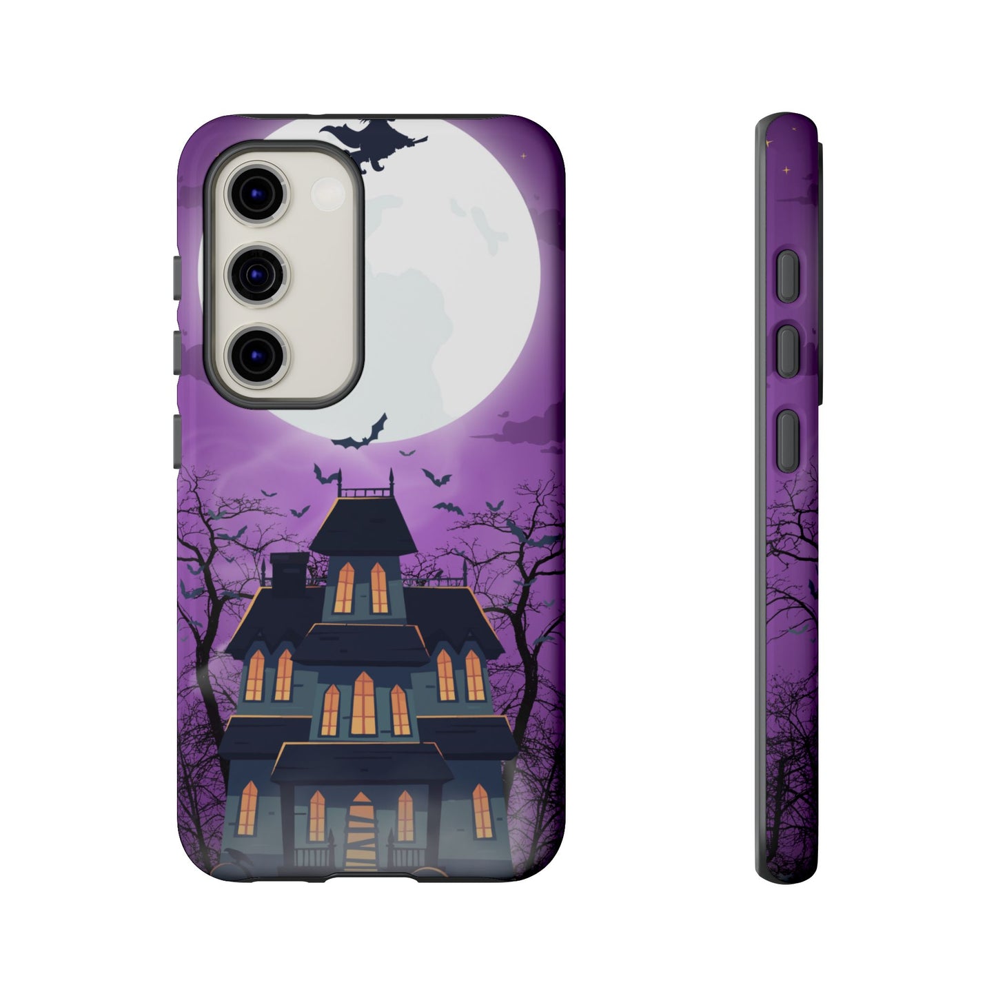 Halloween Haunted, Spooky House, Witchy Vibe Phone Case for Samsung