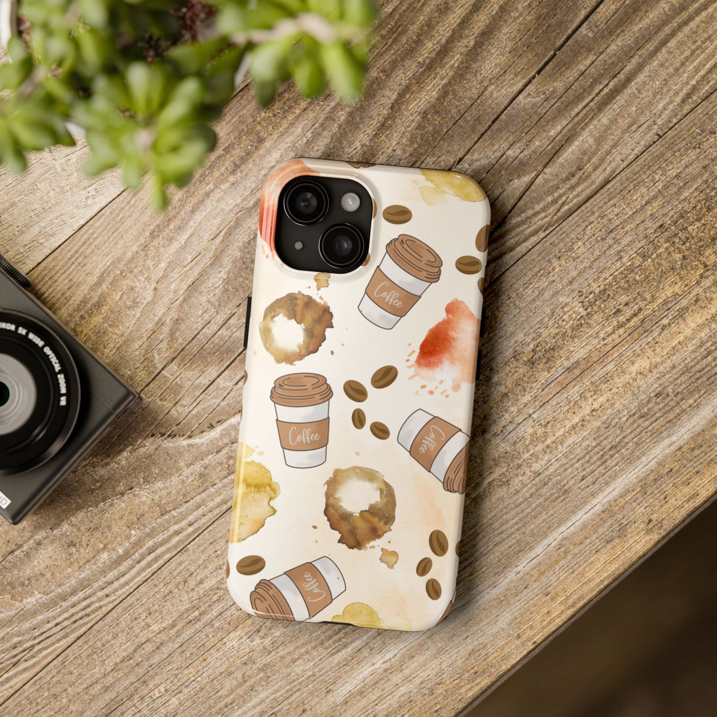Cute, Trendy, Coffee Lover, Barista Tough Phone Cases for Iphone