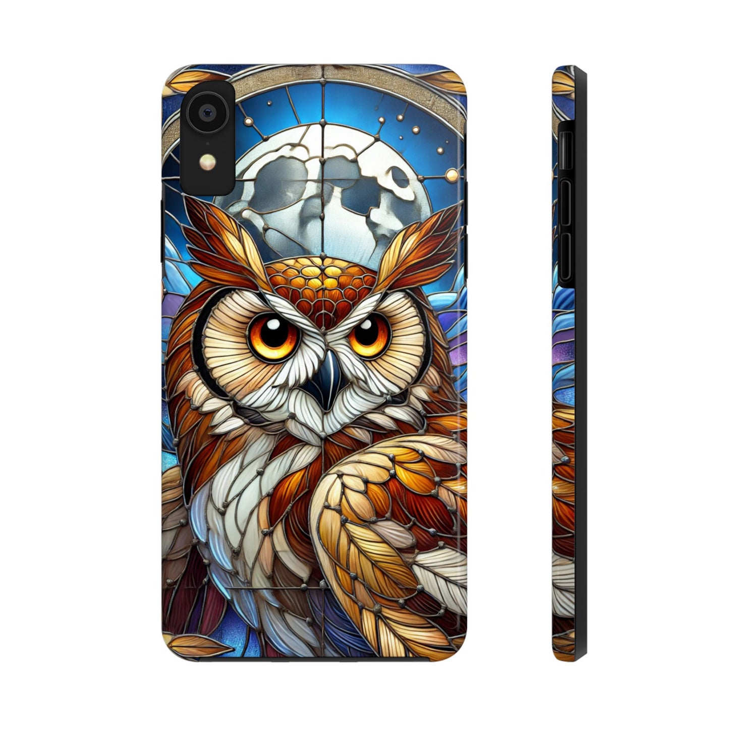 IPhone Case - Owl Stained Glass Design - Durable Protection