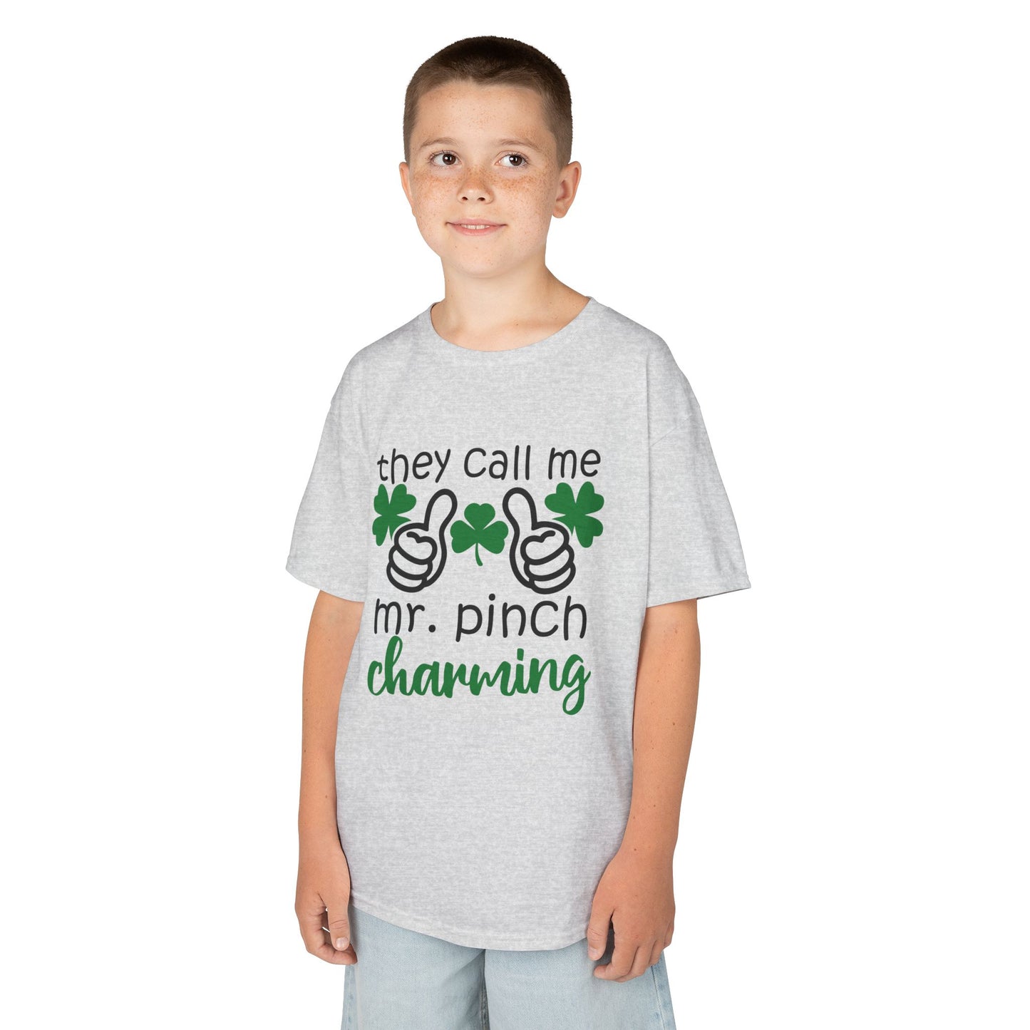 St. Patrick's Day Kids Tee - 'They Call Me Mr. Pinch Charming'