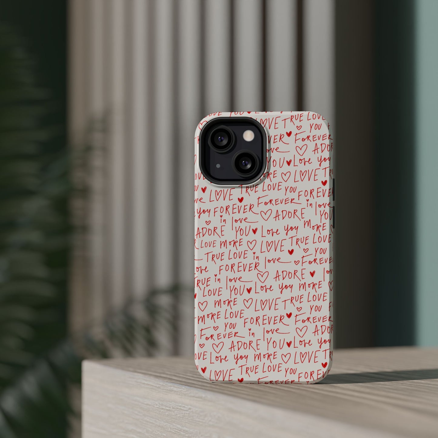 Love Hearts MAGNETIC Tough Case for iPhone, Cute Heart Design, Adore You Case, True Love Protection
