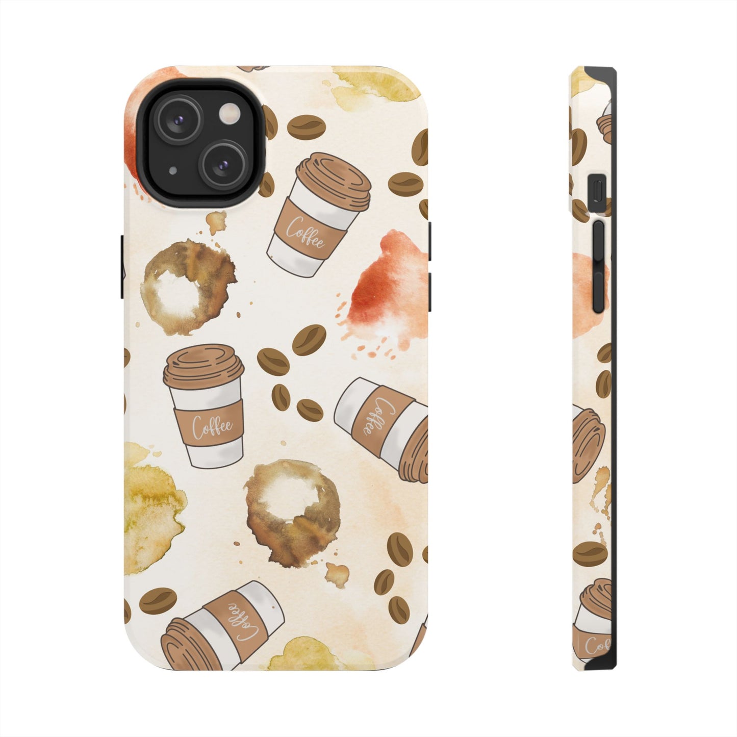 Cute, Trendy, Coffee Lover, Barista Tough Phone Cases for Iphone