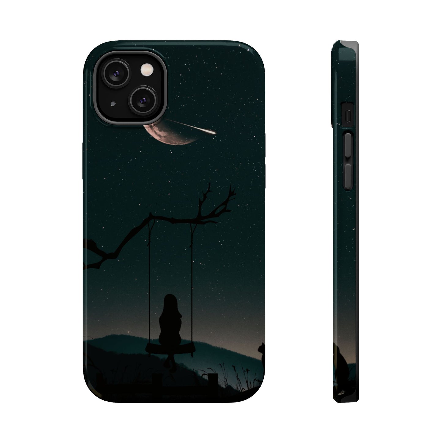 Dreamy Night Sky Tough Magnetic Phone Cases Unique Celestial Design for Iphone