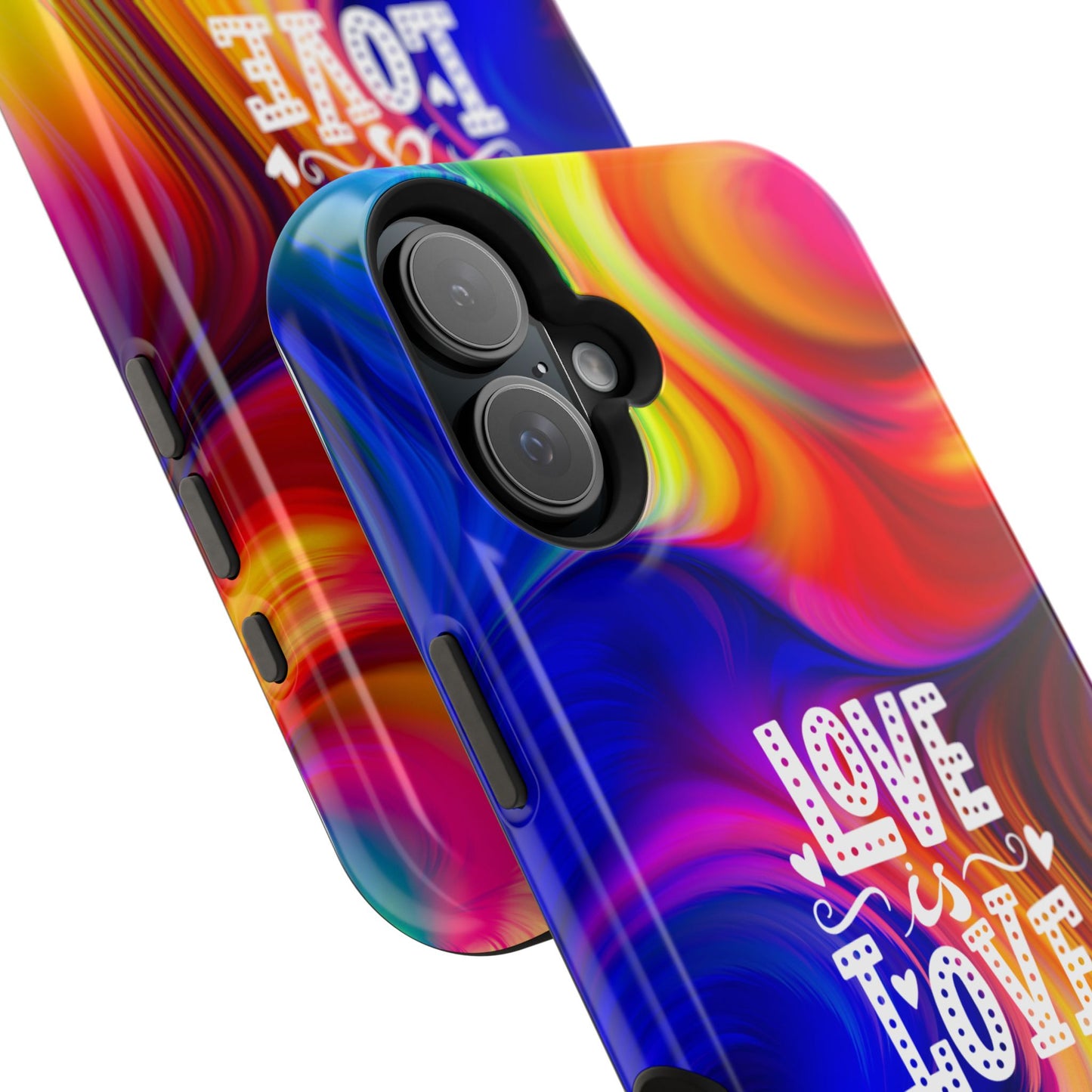 LOVE IS LOVE Colorful Love, Pride Tough Phone Case