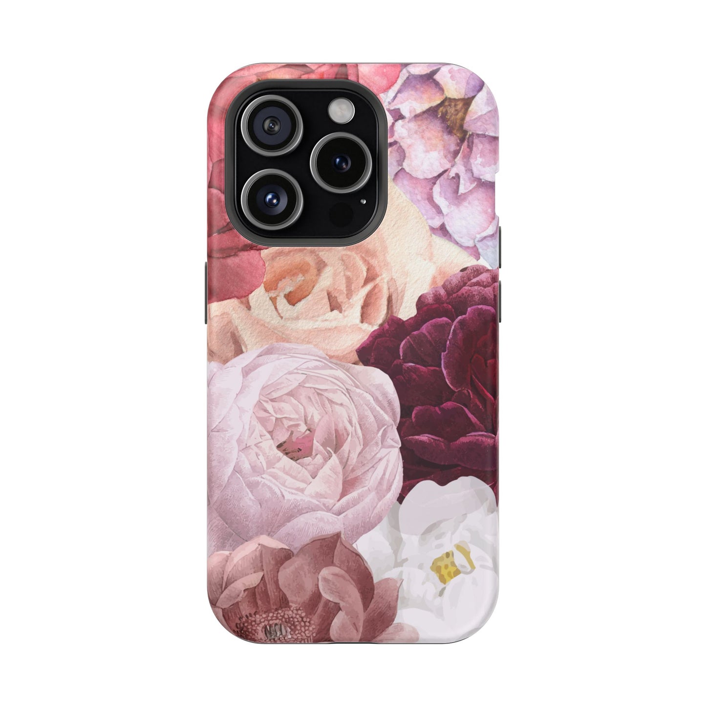 Elegant Protection for Every Occasion Floral Tough Phone Case