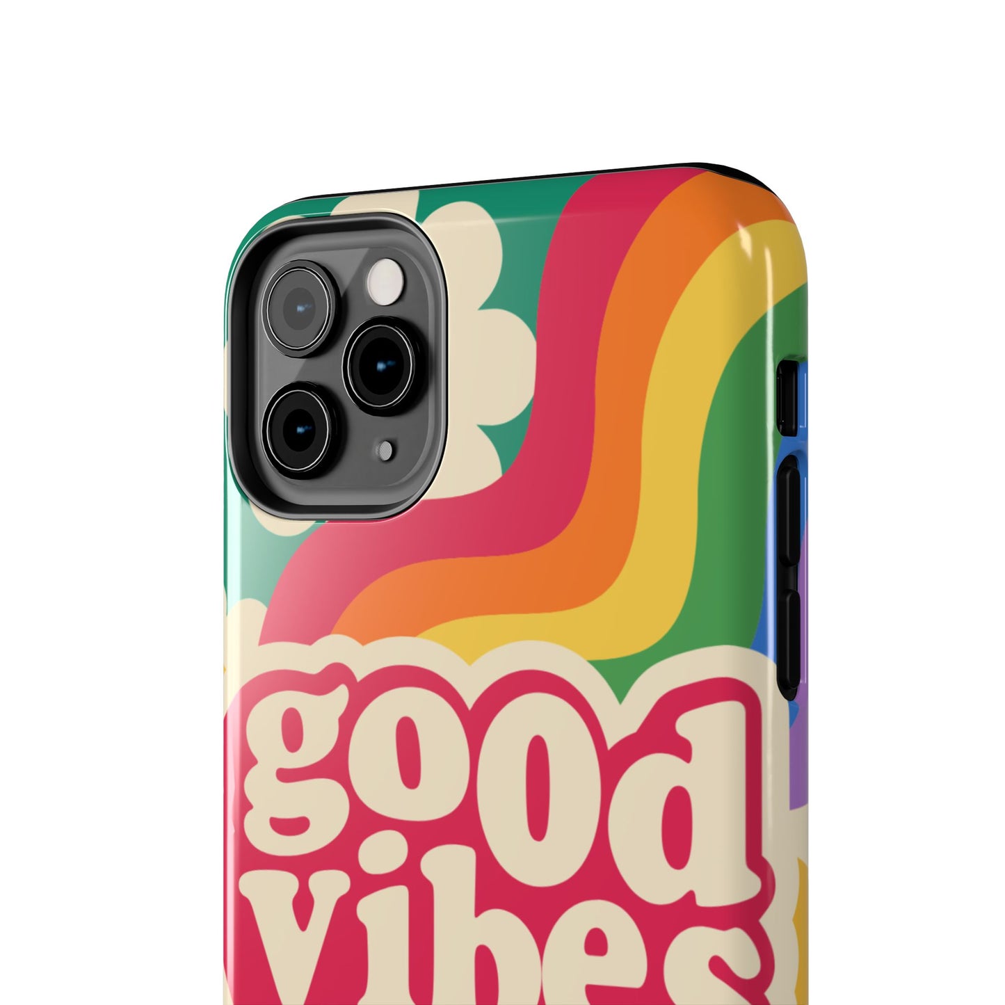 Good Vibes Tough Phone Cases, Colorful, Cheerful Phone Protection, Gifts for Friends