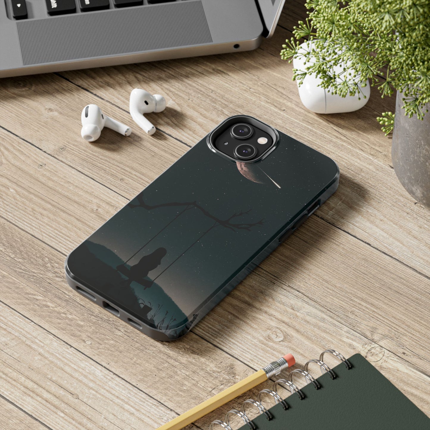 Dreamy Night Sky Tough Phone Cases Unique Celestial Design for Iphone