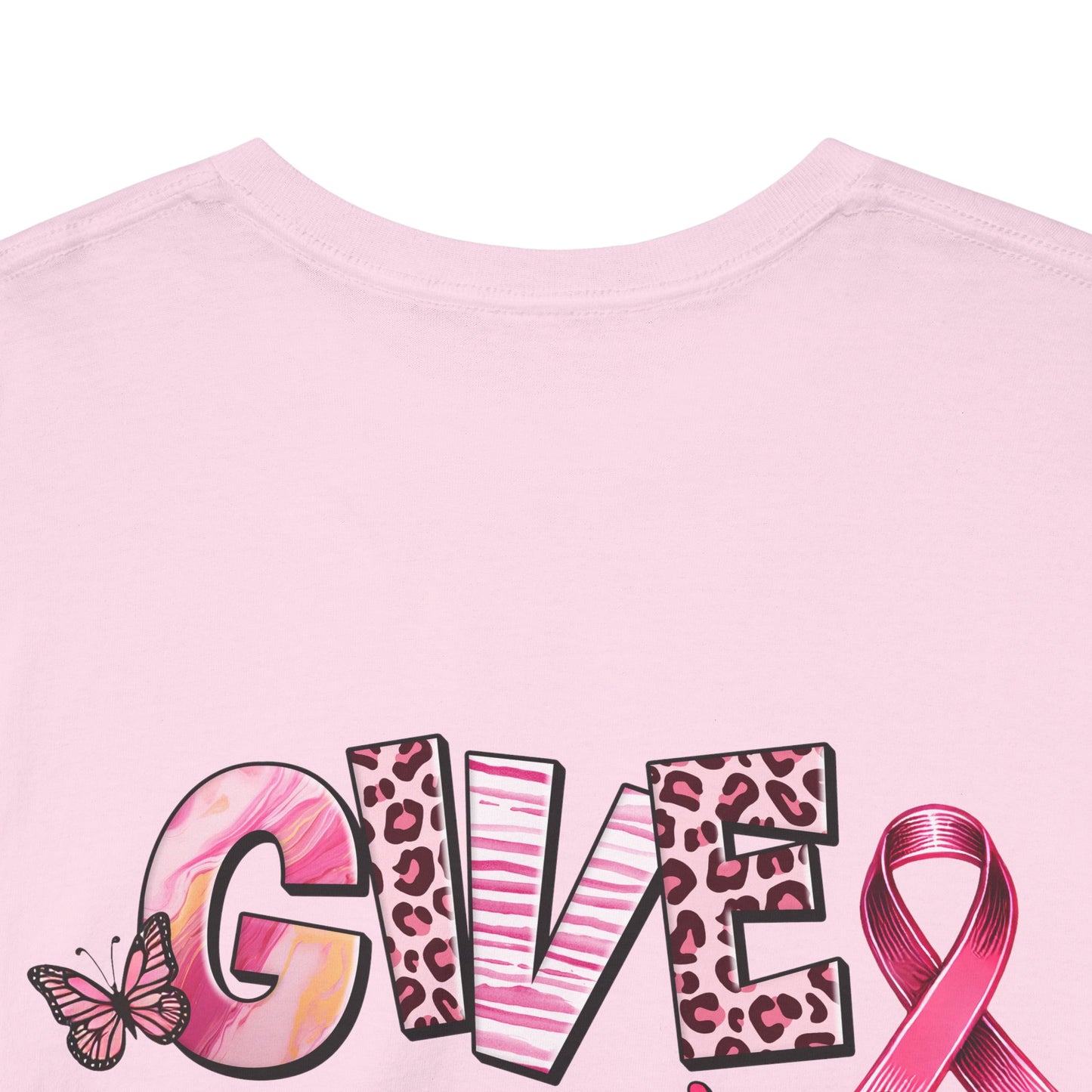 Breast Cancer Awareness Tee - "Give Cancer the Boot" Unisex Cotton Shirt