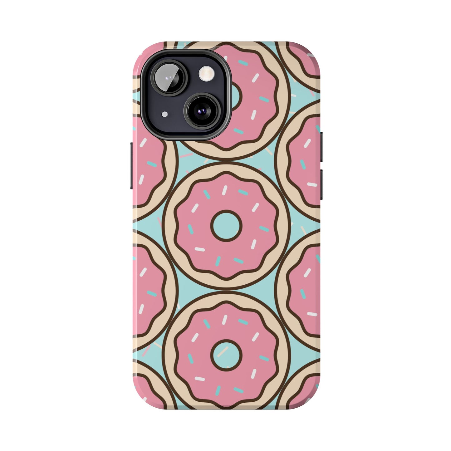 Cute Donut Pattern Tough Phone Case