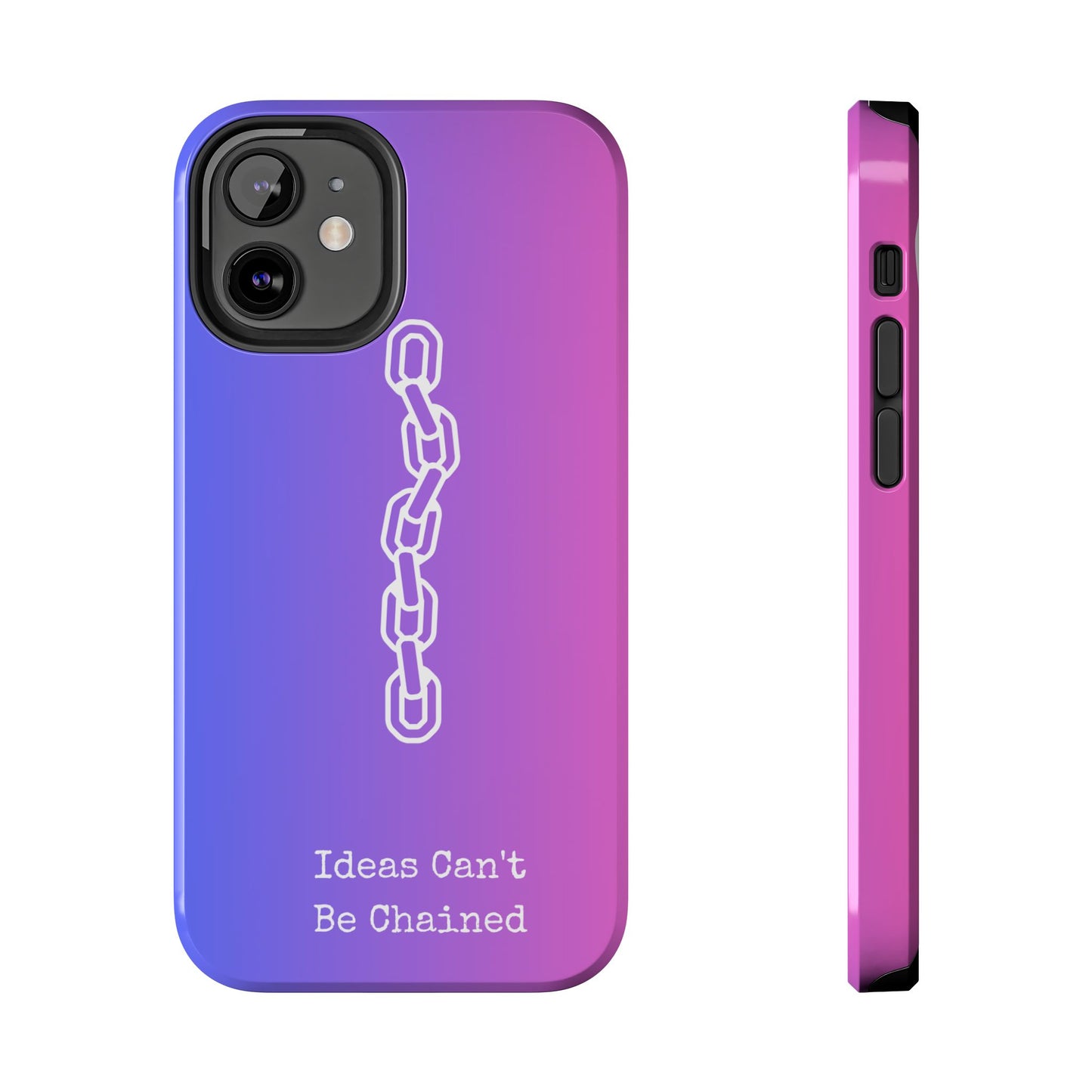 Inspirational, Motivational - Ideas Can't Be Chained Phone Cases