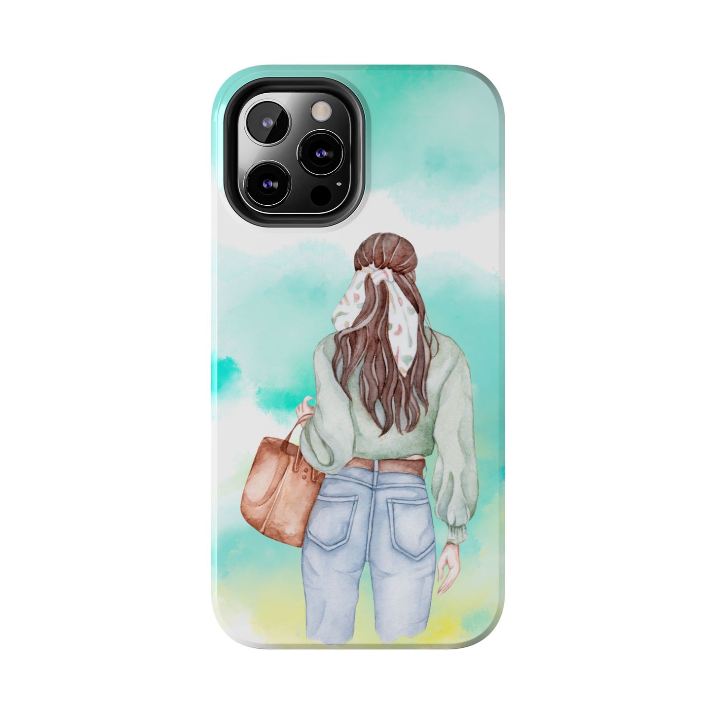 Whimsical Woman Tough Phone Case