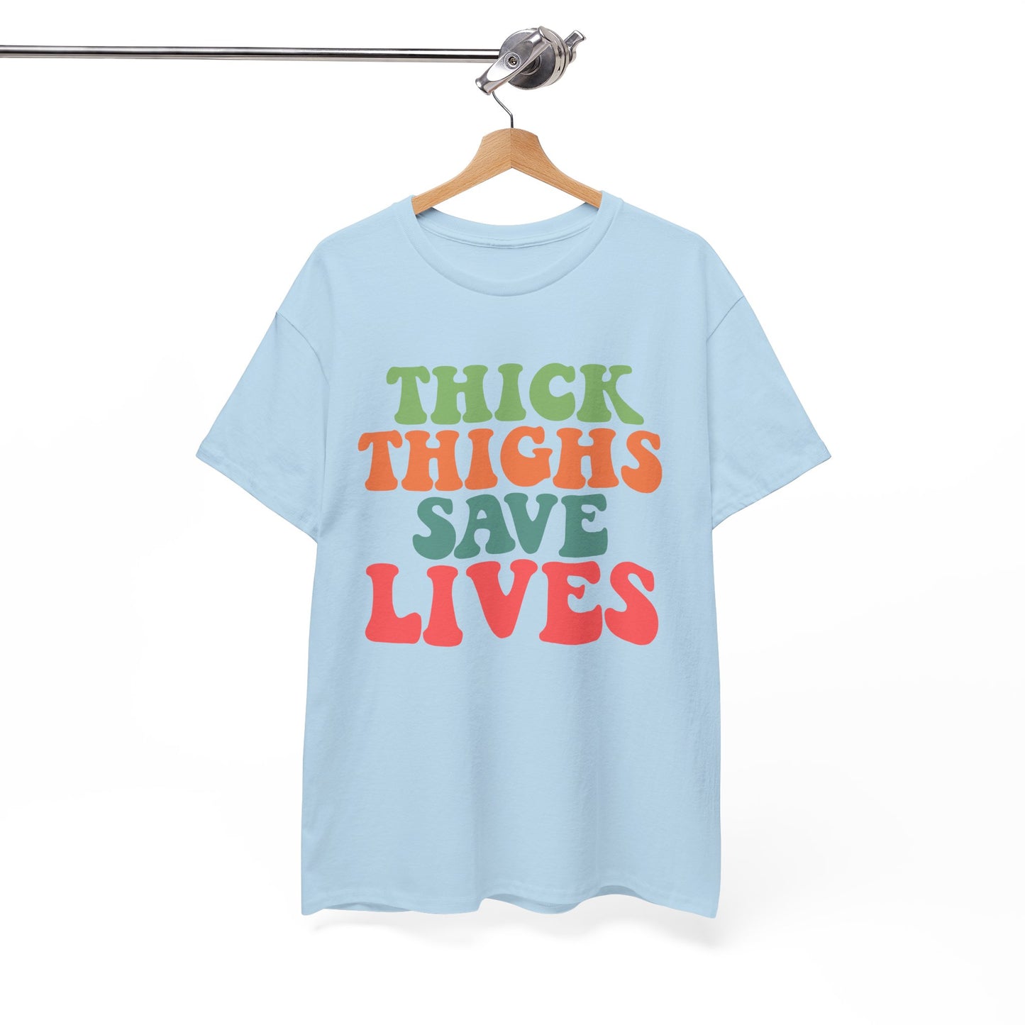 Thick Thighs Save Lives Unisex Heavy Cotton Tee