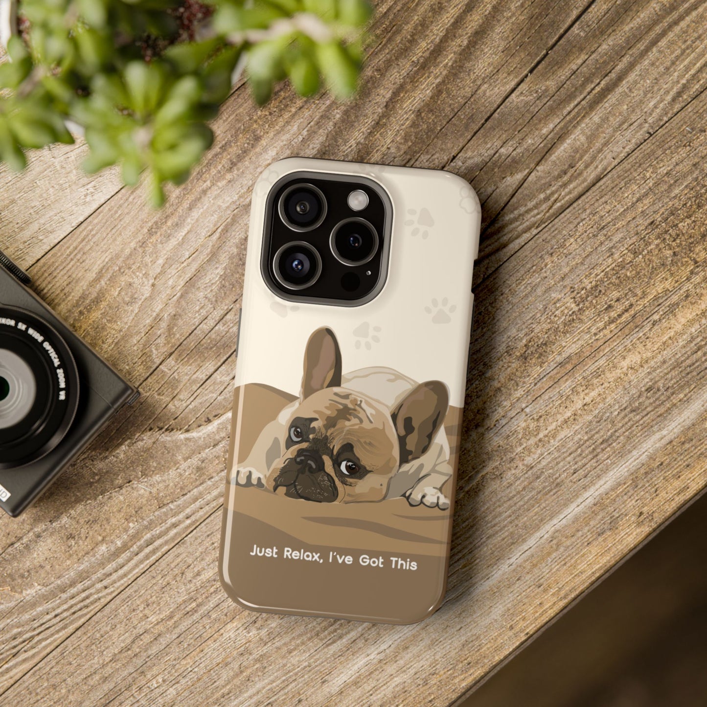 Cute Dog Tough MAGNETIC Phone Case - Just Relax, I’ve Got This