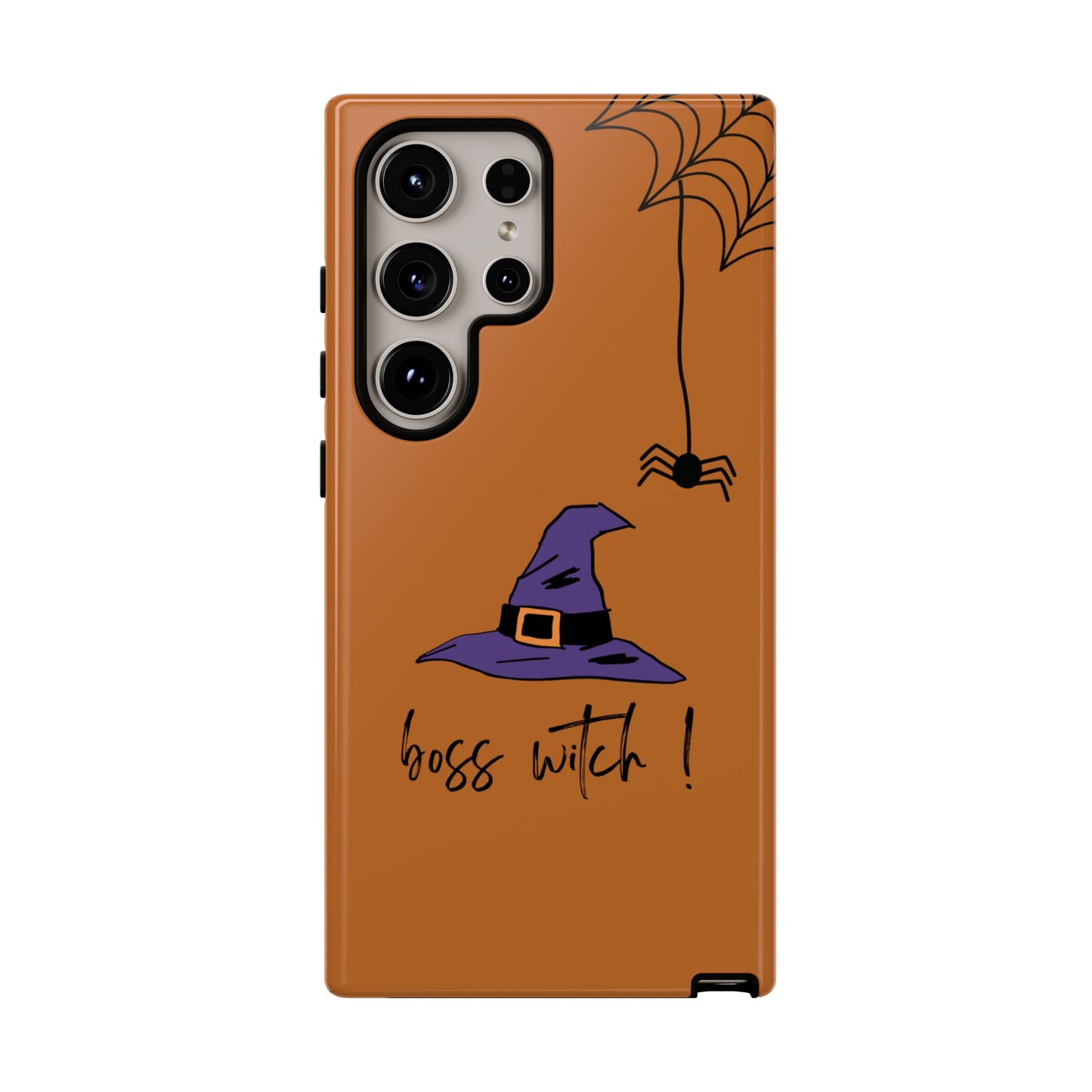Halloween Phone Case, Boss Witch Phone Cover, Spooky Witch Design, Phone Accessory, Gift for Her, Autumn Decor, Witchy Aesthetic