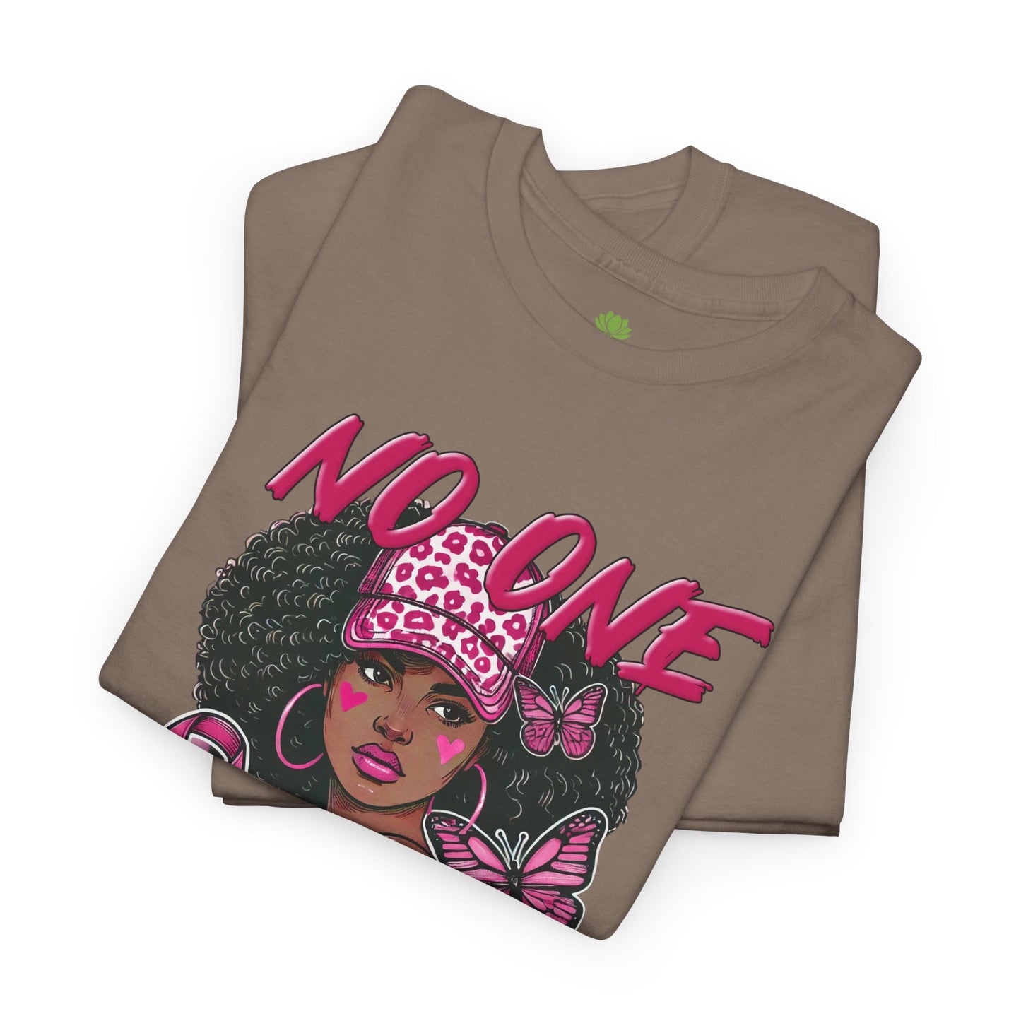 Empowerment Unisex Heavy Cotton Tee - "No One Fights Alone"