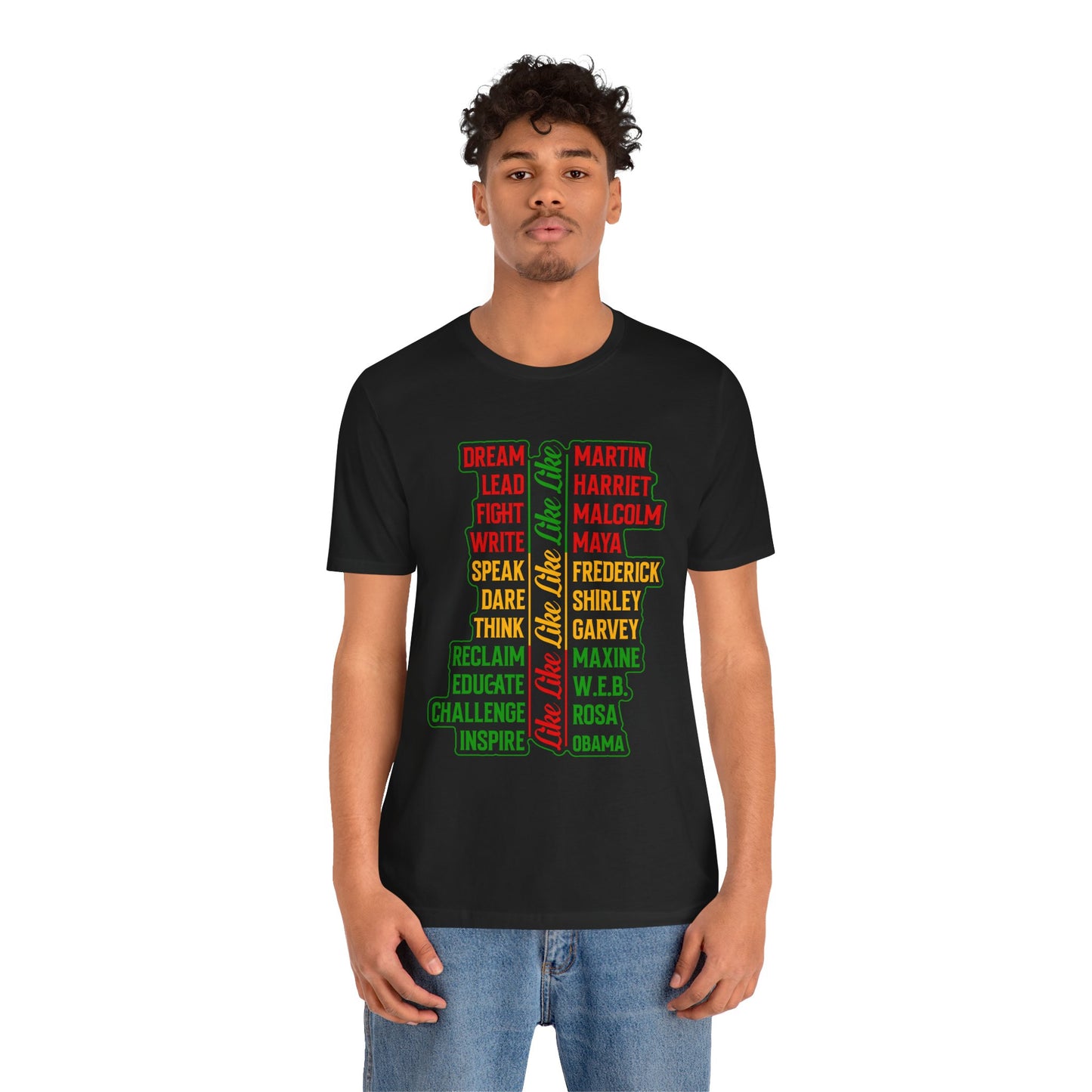 Empowerment Unisex Tee - Juneteenth Dream, Lead, Fight, Write, Celebrate Change & Inspiration
