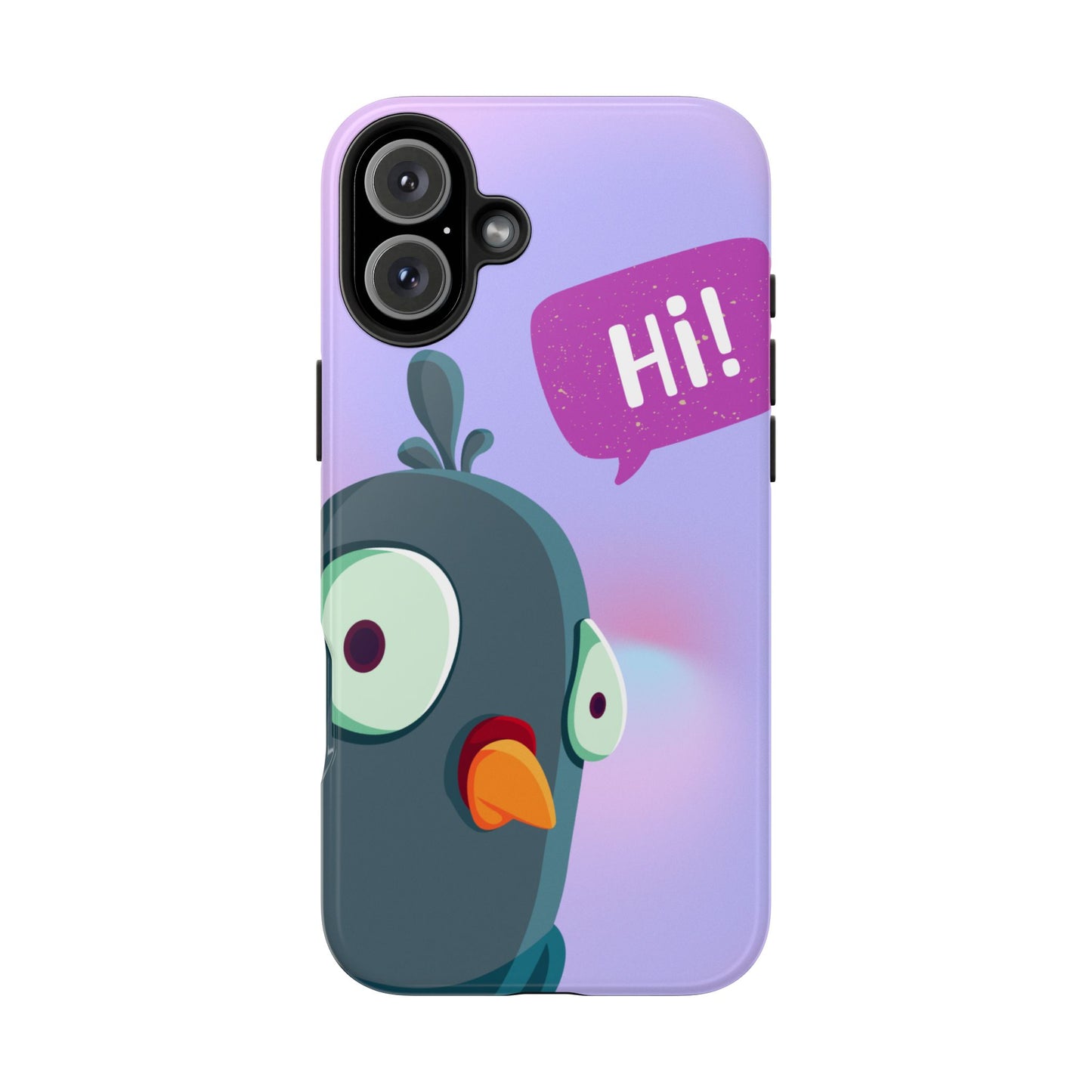 Colorful Cartoon Bird Tough Phone Case - Say Hi!