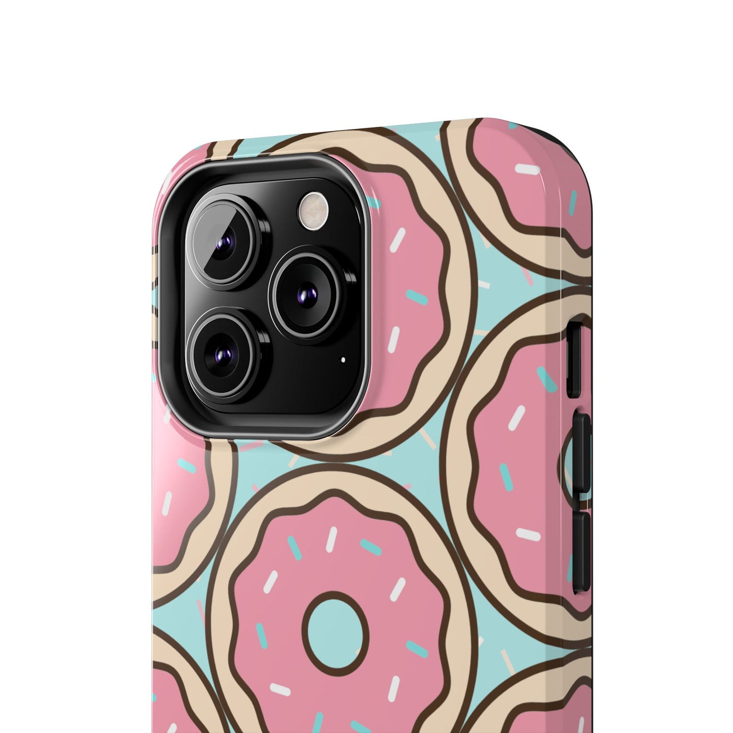 Cute Donut Pattern Tough Phone Case