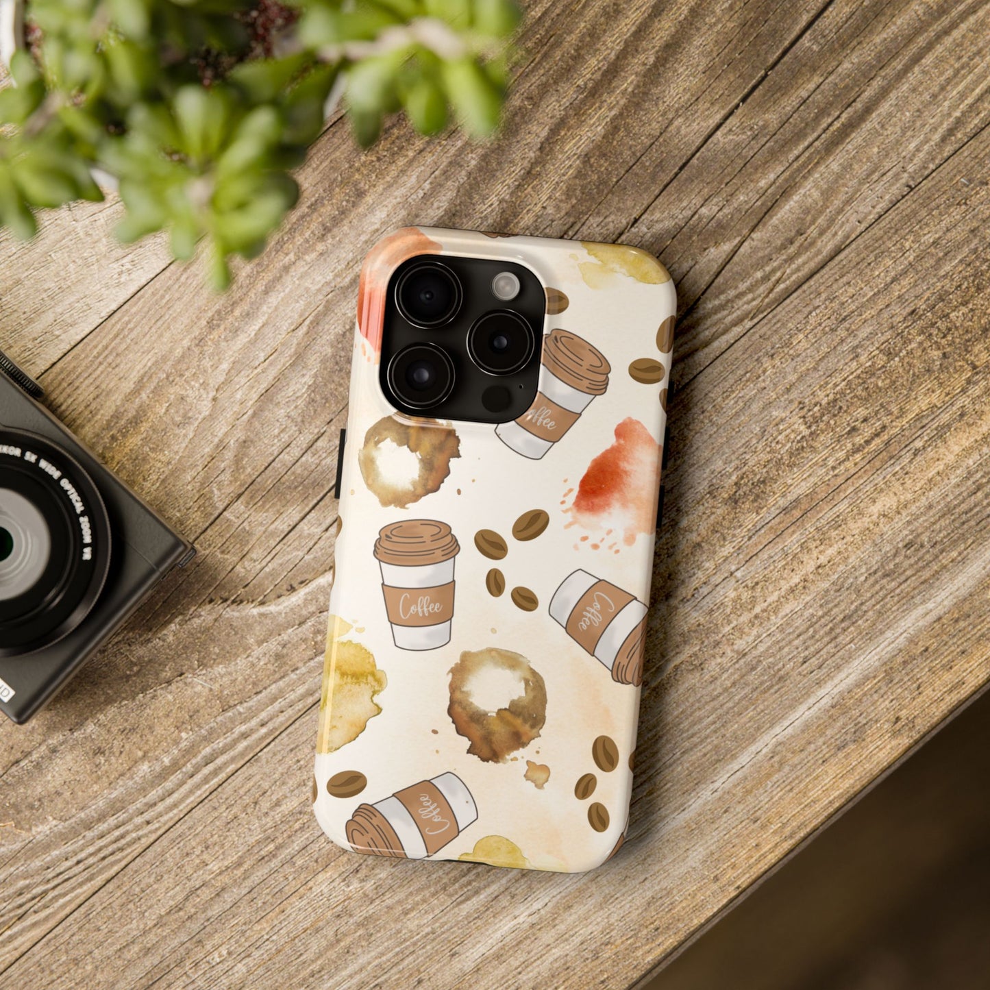 Cute, Trendy, Coffee Lover, Barista Tough Phone Cases for Iphone