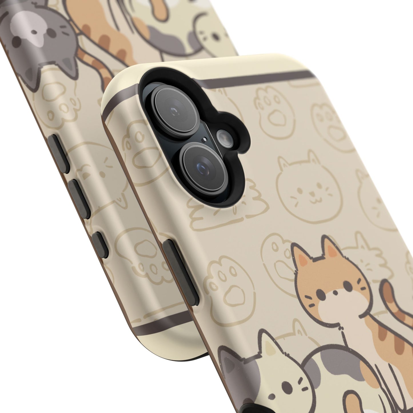Cute Cat Tough MAGNETIC Phone Case - Don’t Touch My Phone!