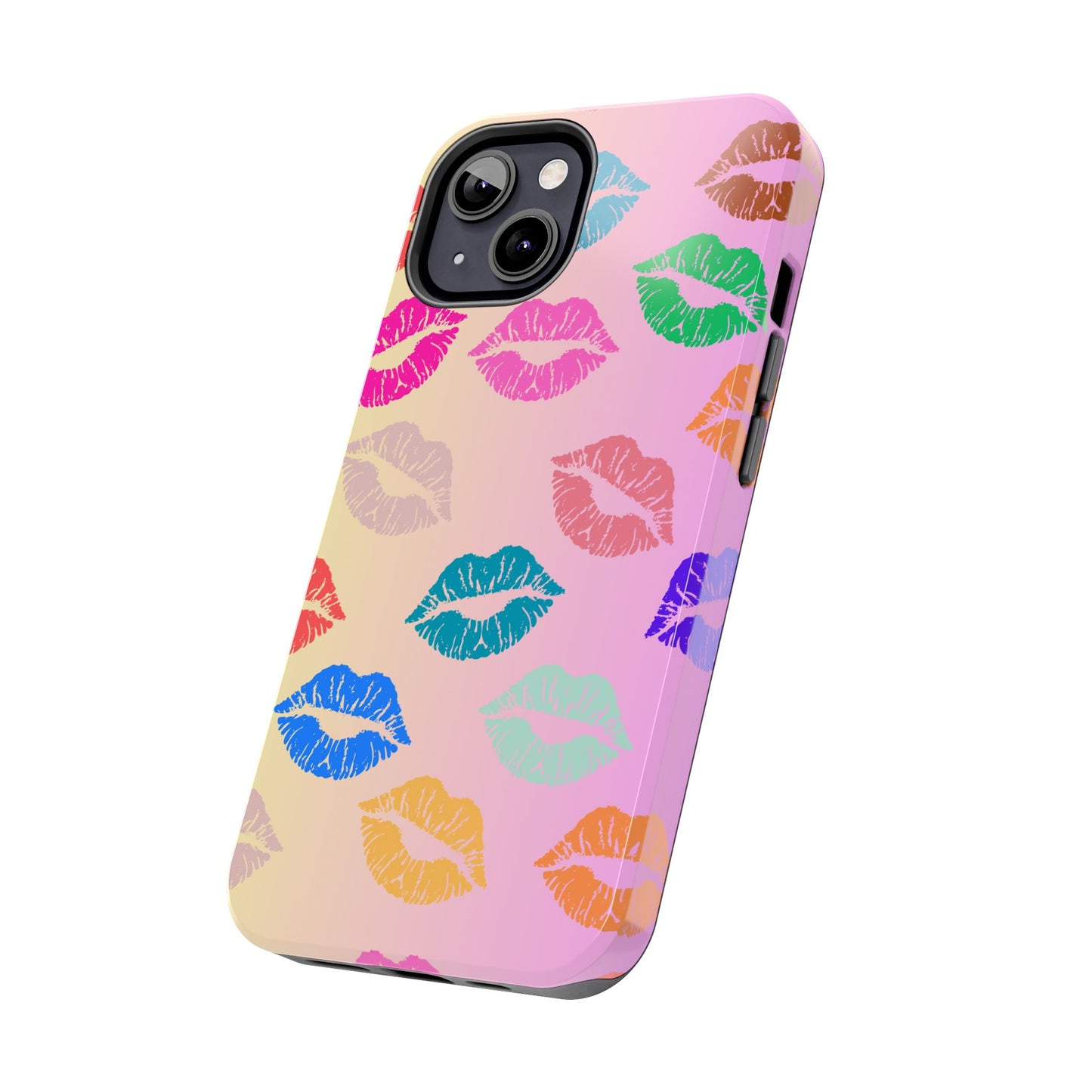 Kiss Print Tough Phone Cases Cute, Durable for Iphone