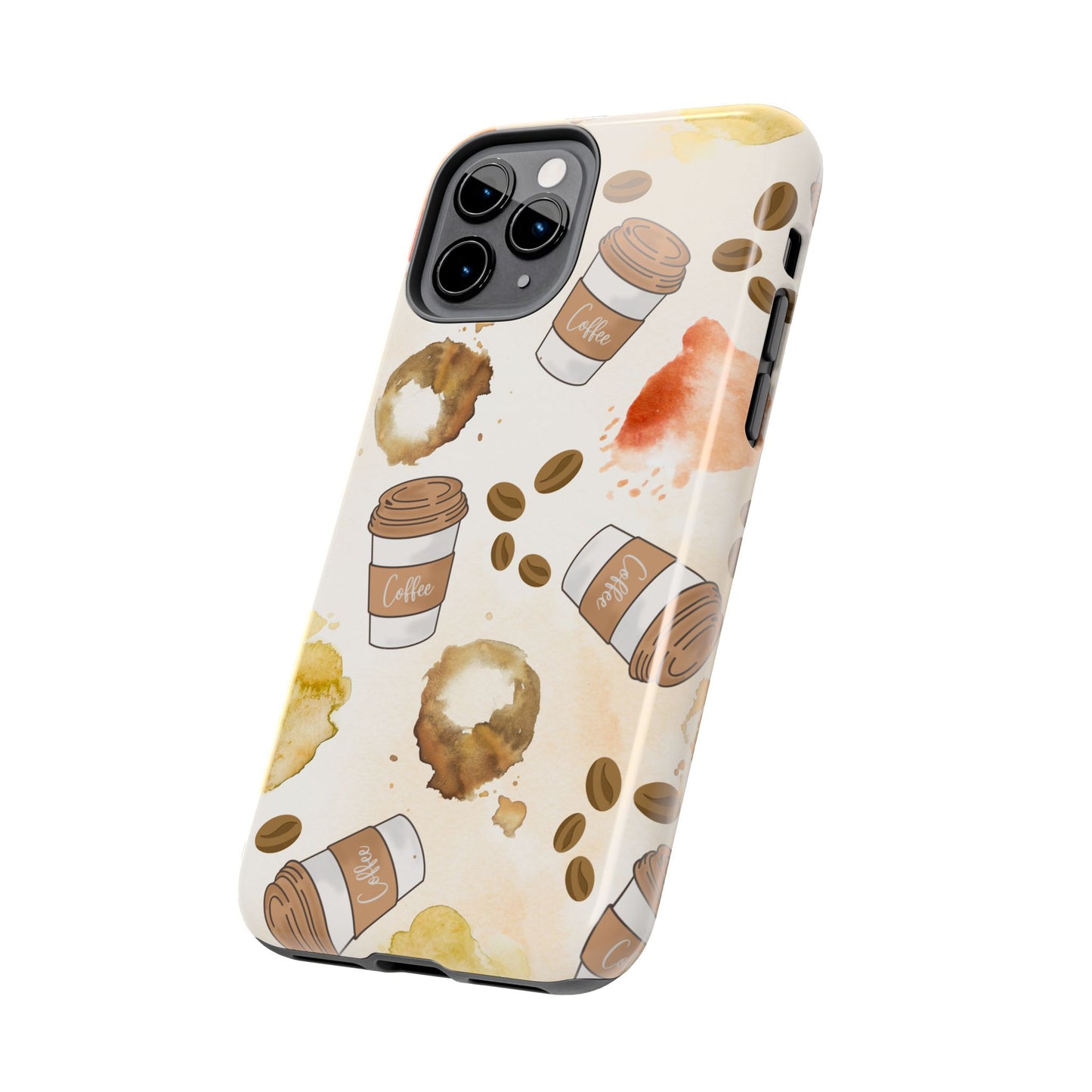 Cute, Trendy, Coffee Lover, Barista Tough Phone Cases for Iphone