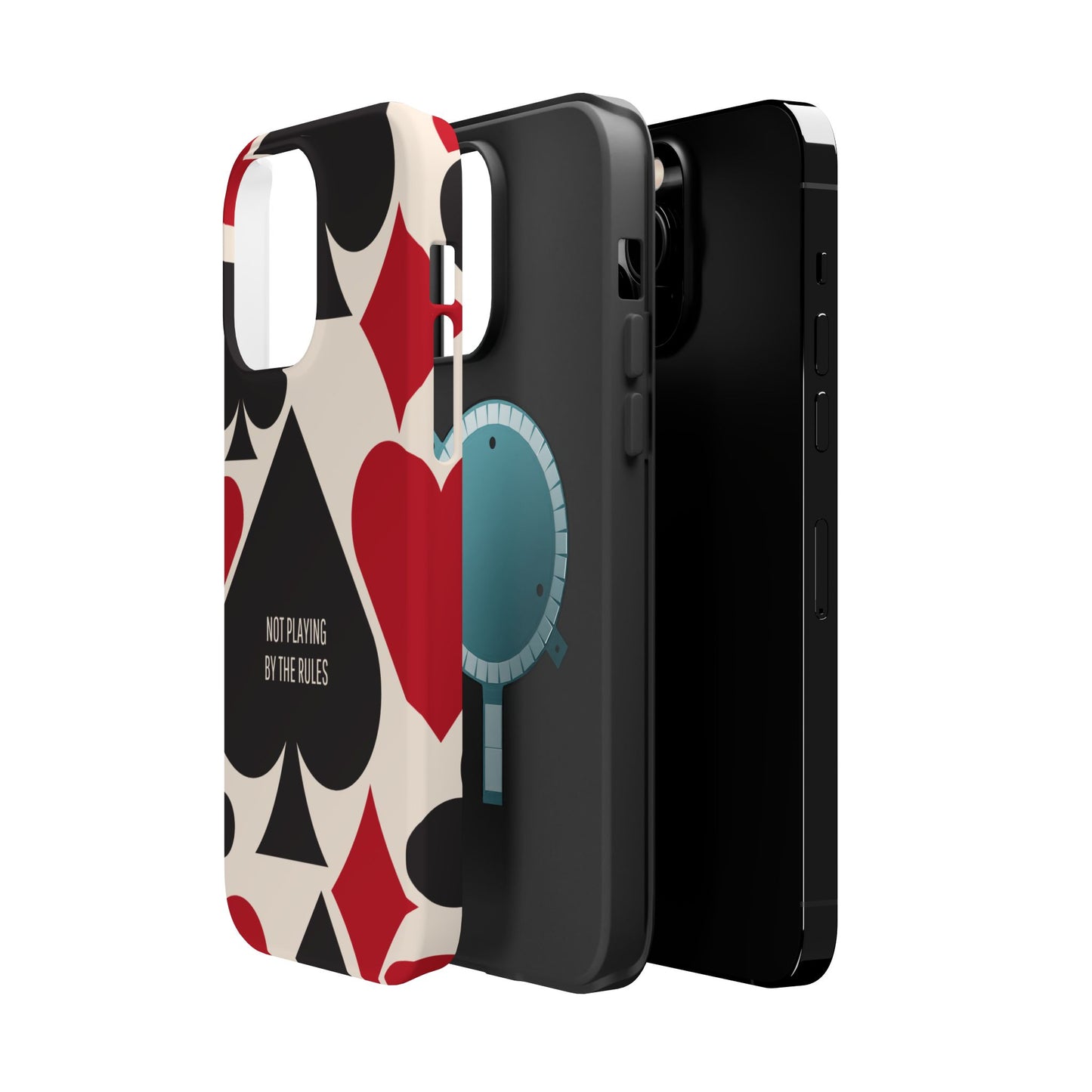 Bold Playing Card Tough Phone Case - Not Playing by the Rules for Iphone