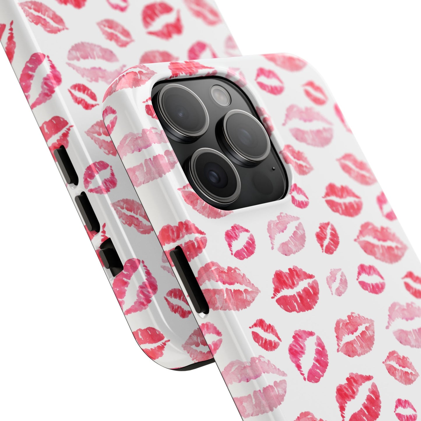 Kiss Pattern Tough Phone Cases, Cute, Unique for Iphone