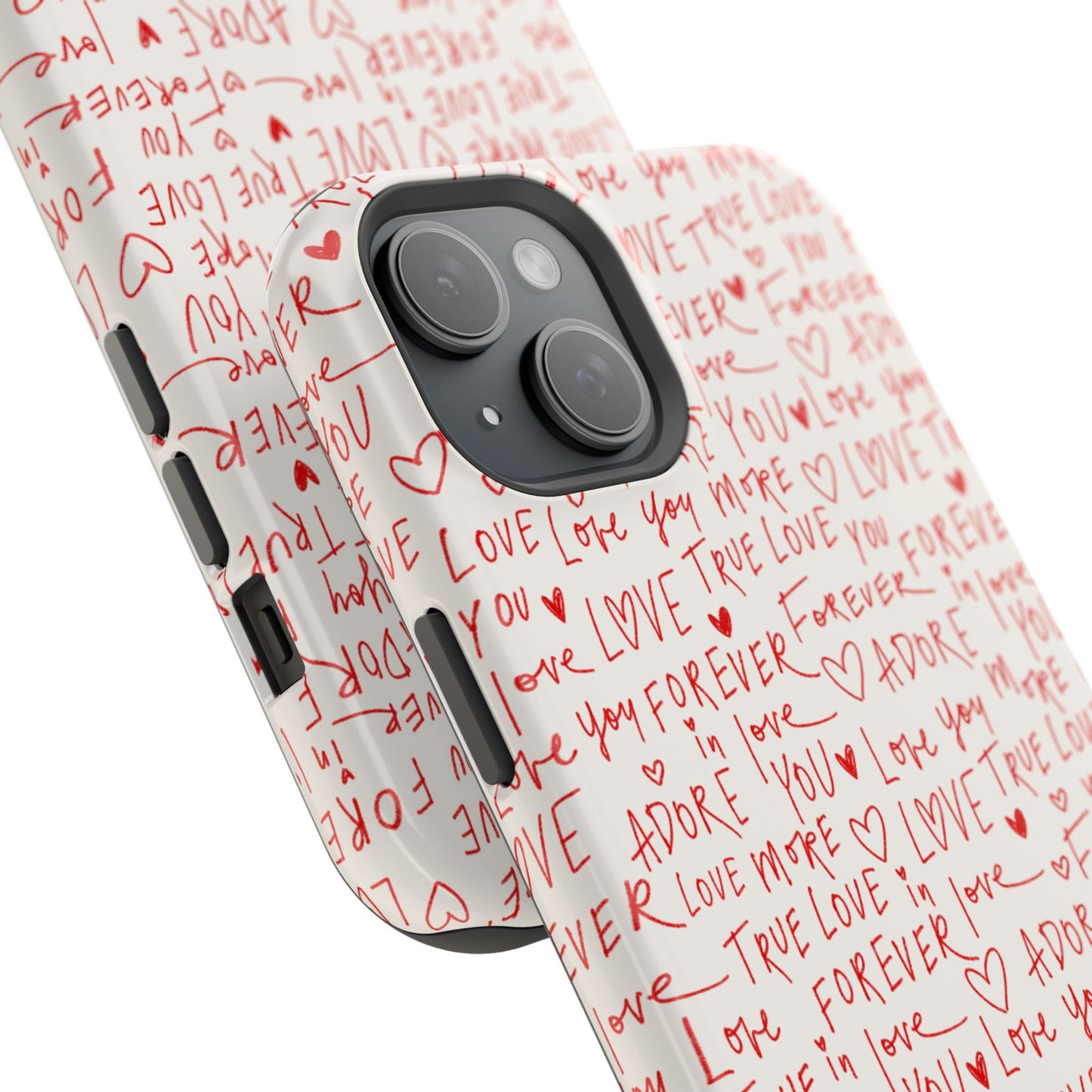 Love Hearts MAGNETIC Tough Case for iPhone, Cute Heart Design, Adore You Case, True Love Protection