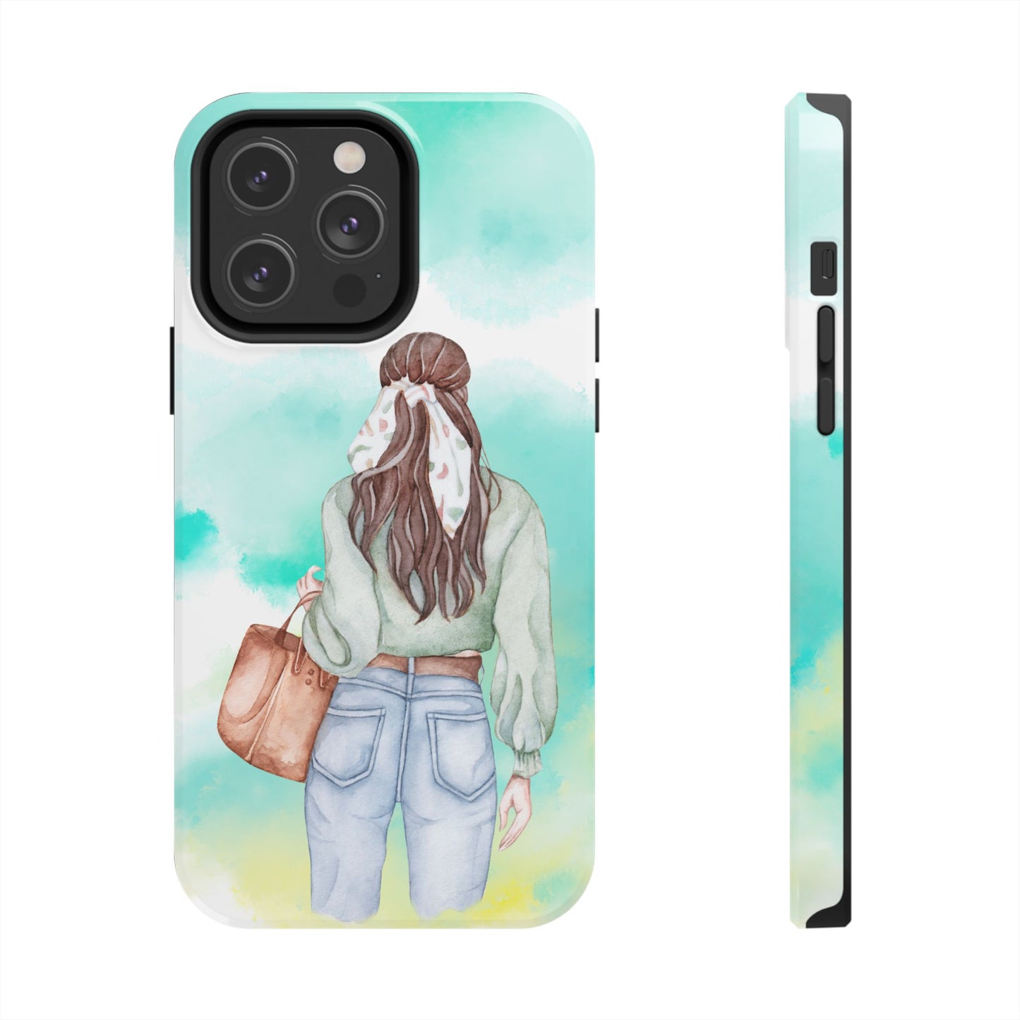 Whimsical Woman Tough Phone Case