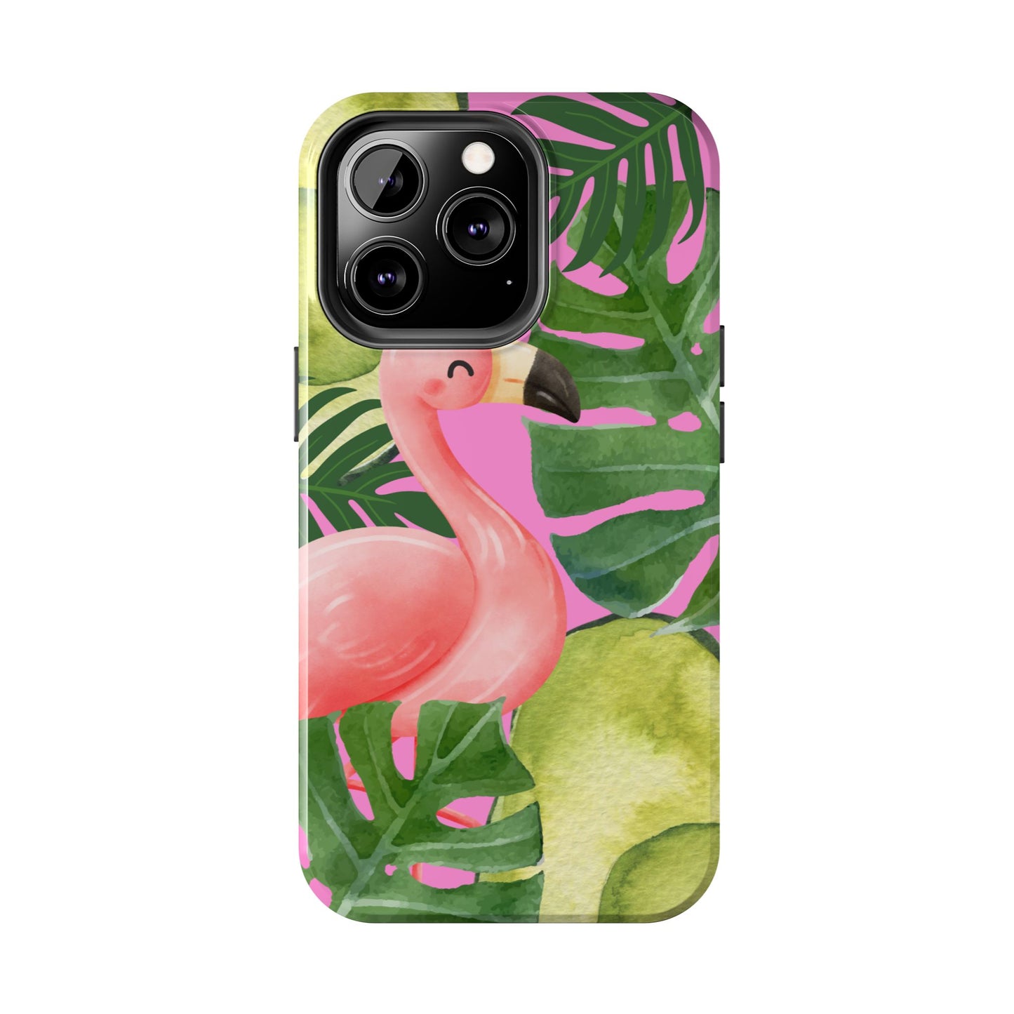 Tropical Flamingo, Cute, Summer Vibes Tough Phone Case