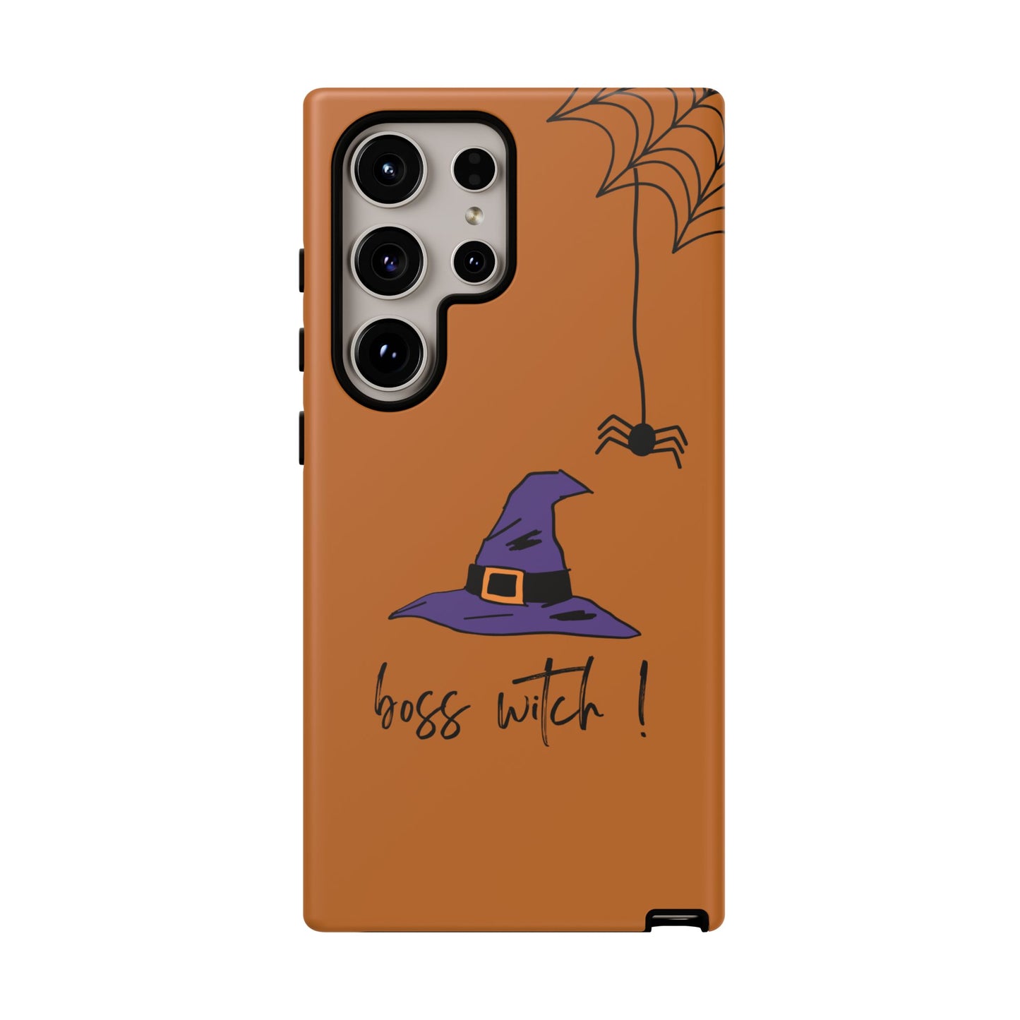 Halloween Phone Case, Boss Witch Phone Cover, Spooky Witch Design, Phone Accessory, Gift for Her, Autumn Decor, Witchy Aesthetic