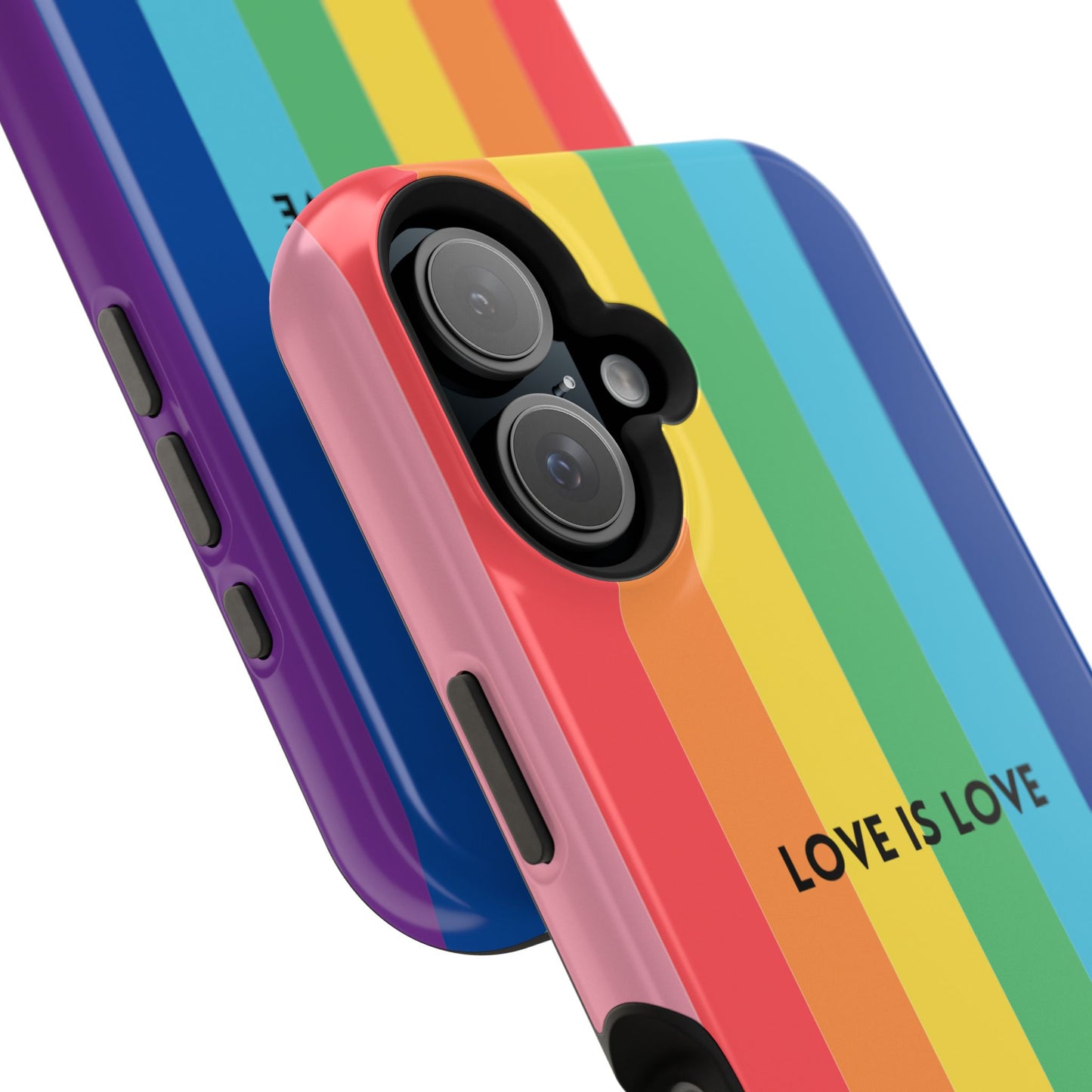 lOVE IS LOVE- Rainbow, LGBTQ+ Pride MAGNETIC Phone Case