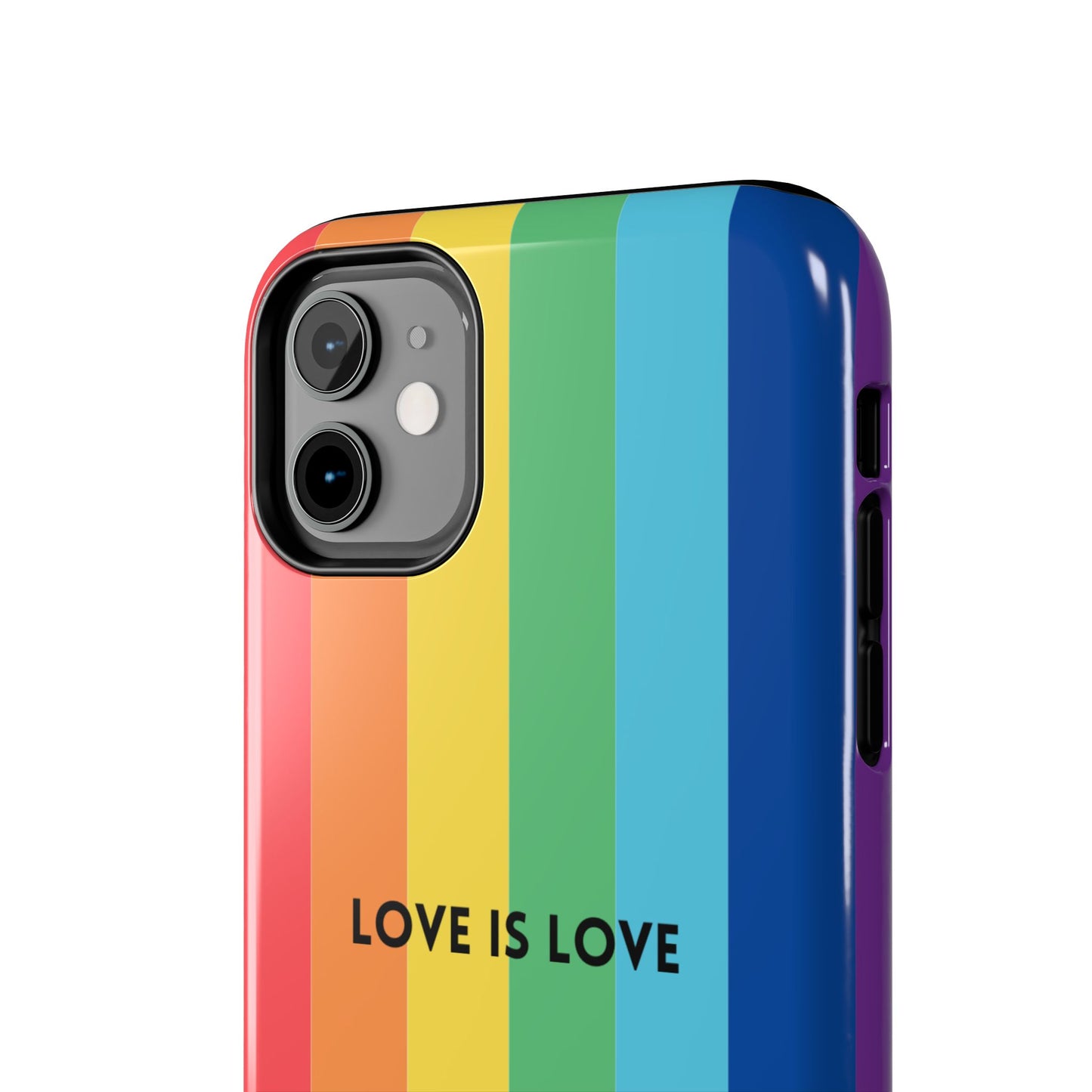 LOVE IS LOVE Colorful Love, Pride Tough Phone Case