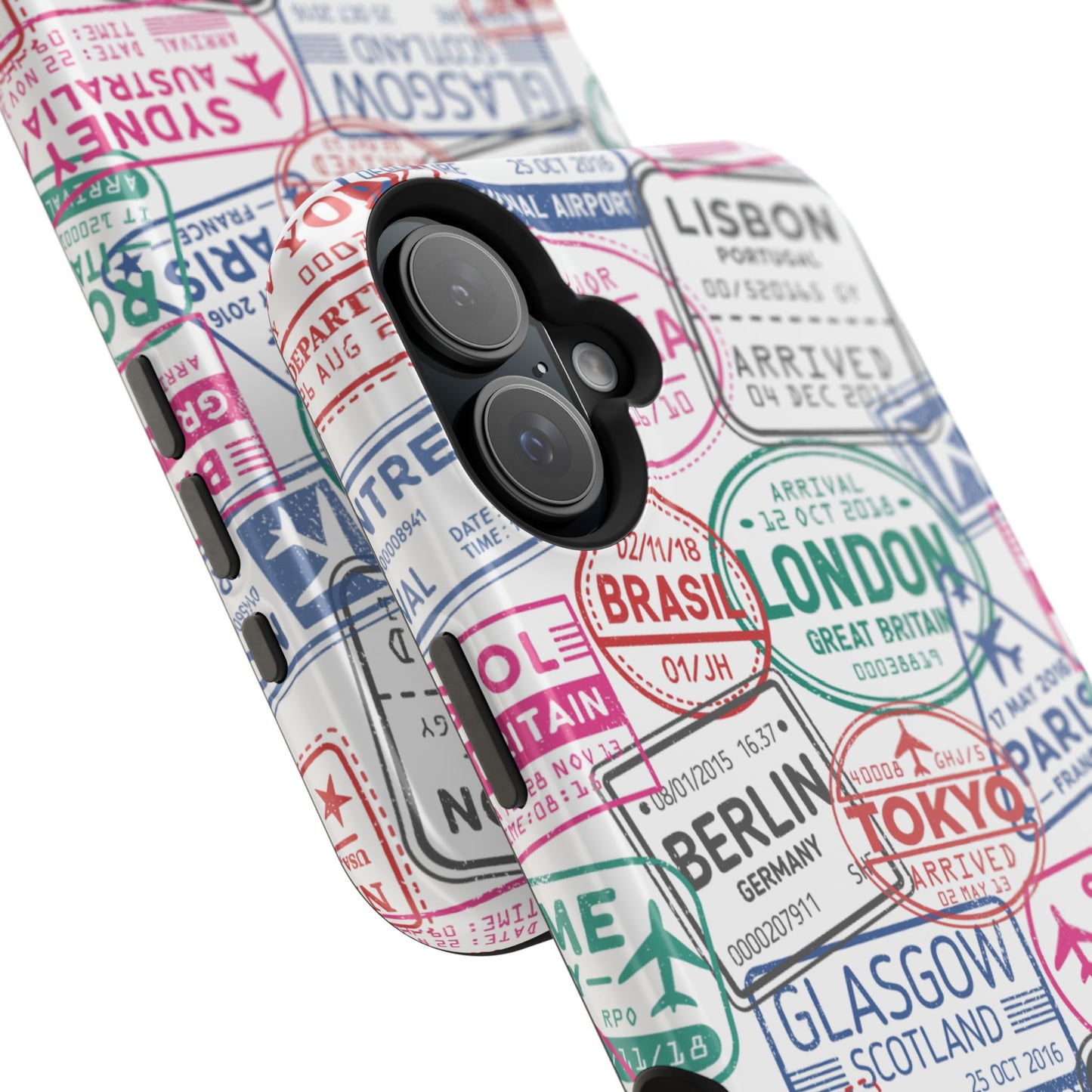 Travel-Inspired, Passport, Travelers, Adventure Stamp, Unique MAGNETIC Phone Case