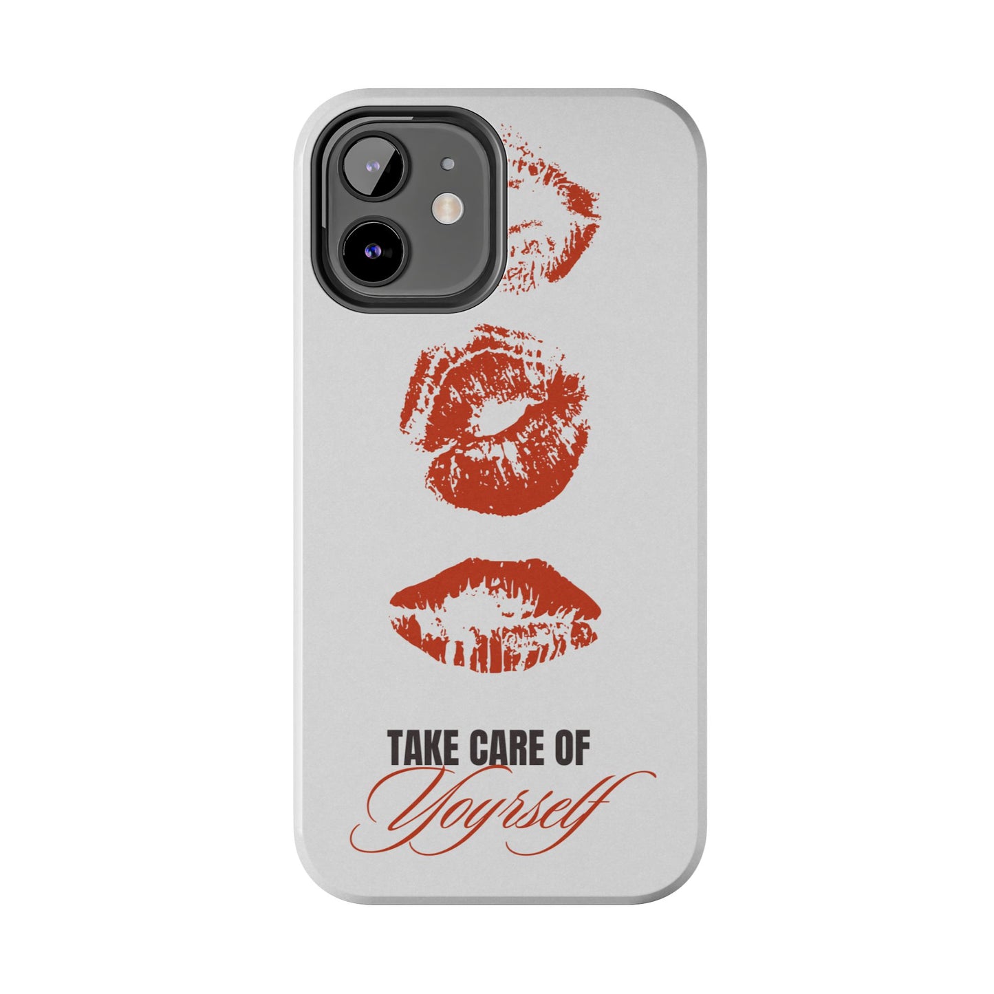 Kiss Print, Chic. Tough Phone Case