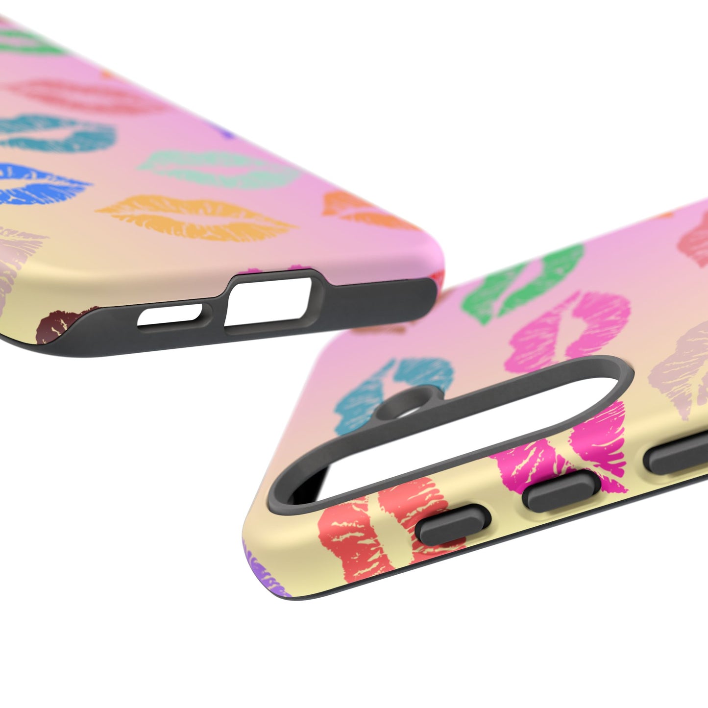 Kiss Print Tough Phone Cases Cute, Durable for Samsung